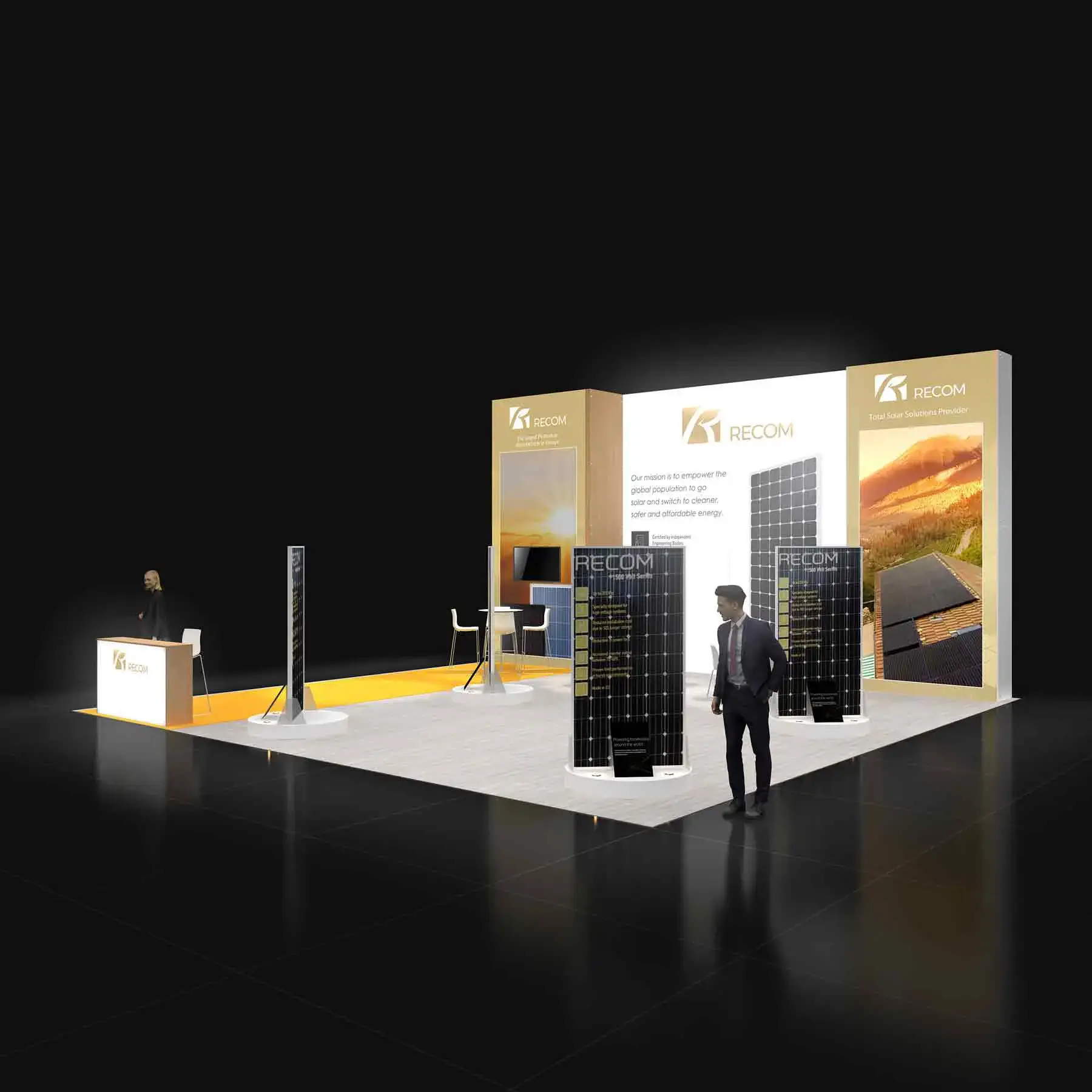 30x30 booth rental RLU3030 70 - image3