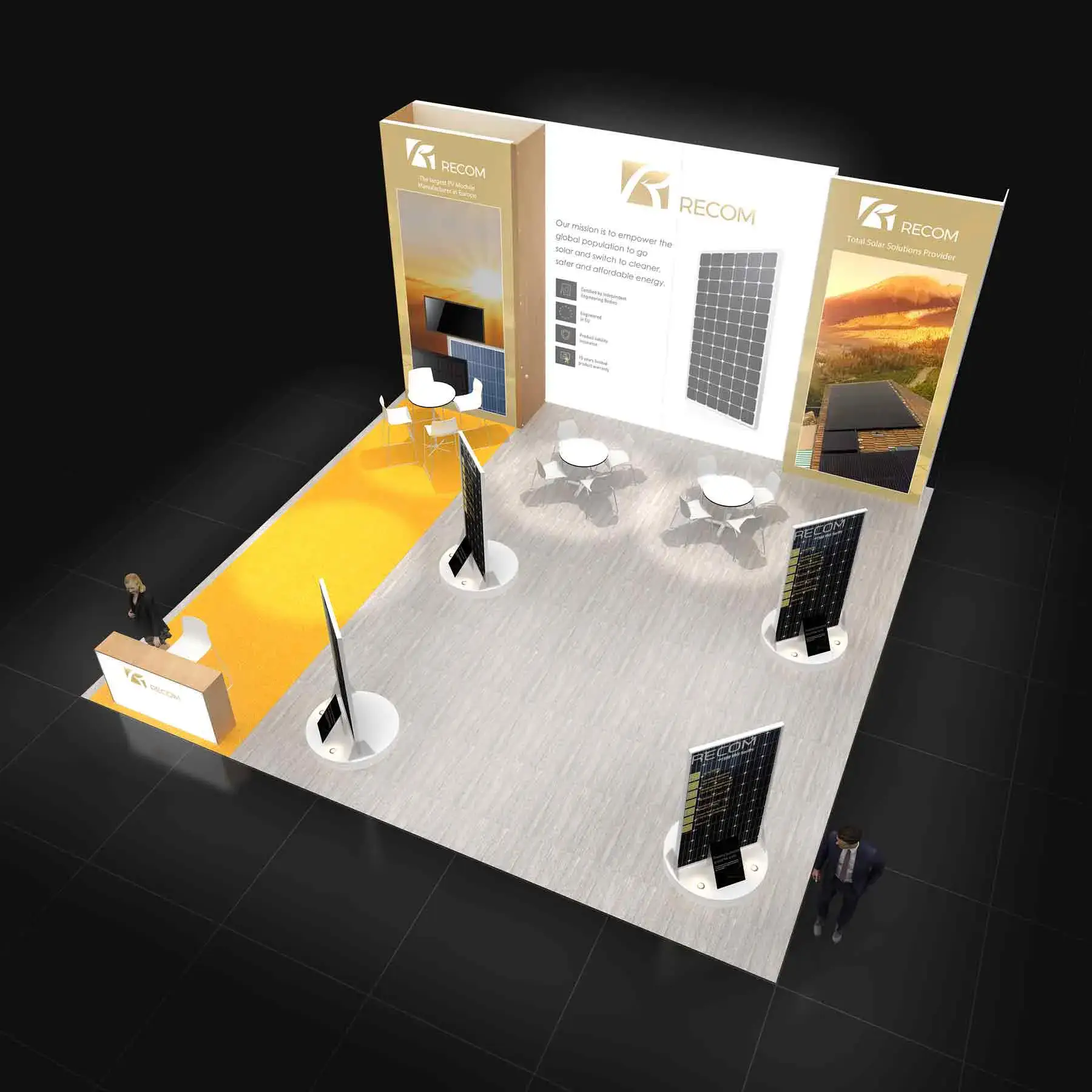 30x30 booth rental RLU3030 70 - image4