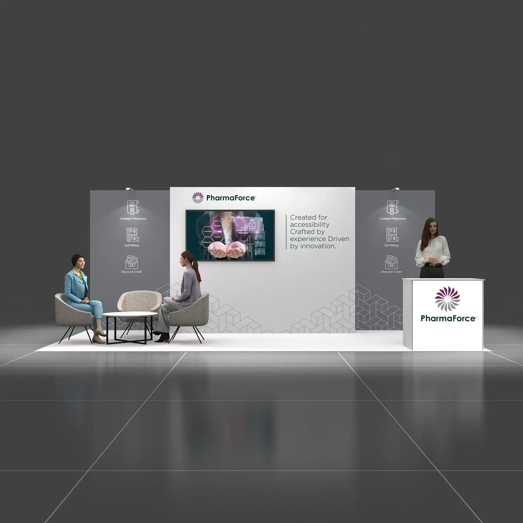 10x20 booth rental STL1020 50 - image1