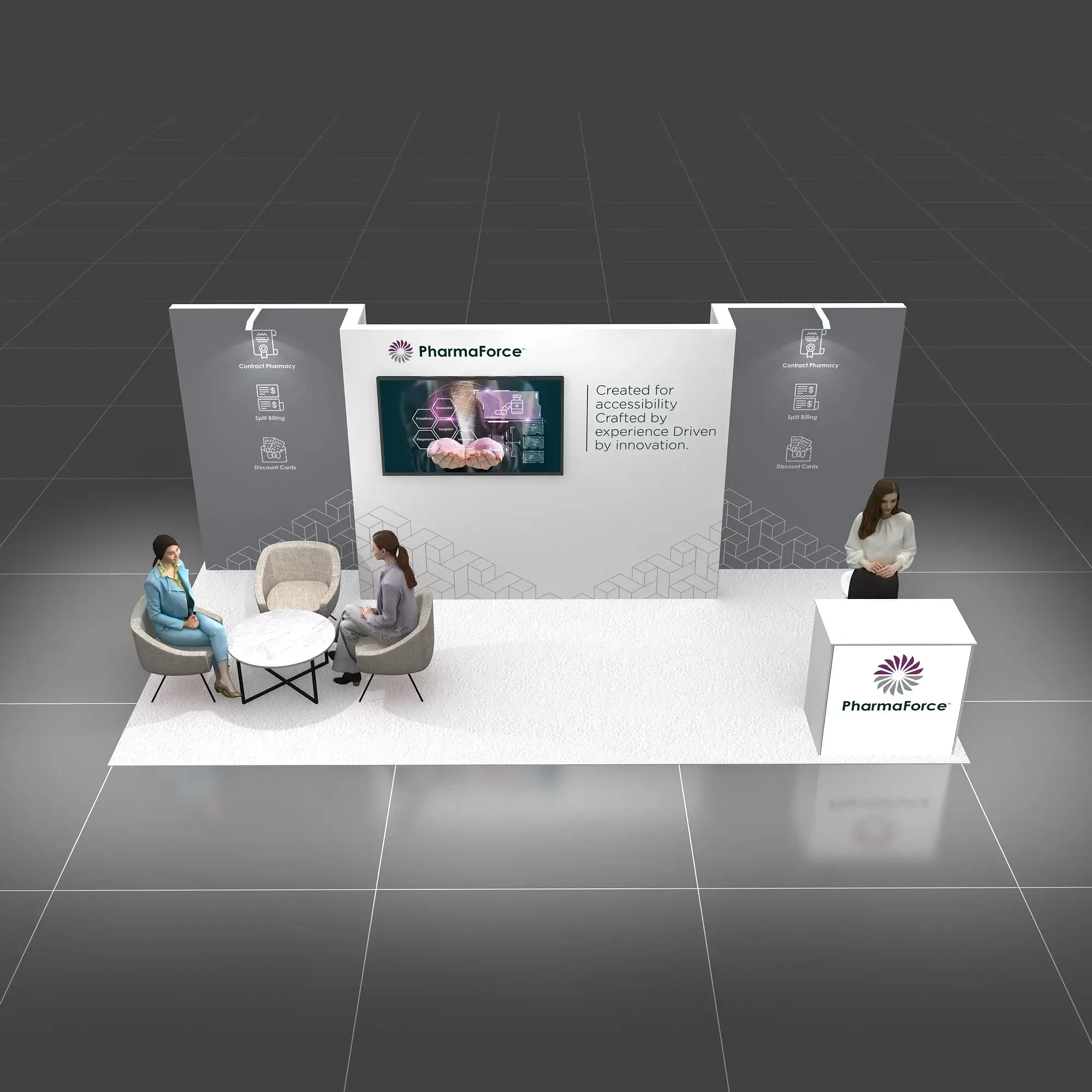10x20 booth rental STL1020 50 - image3