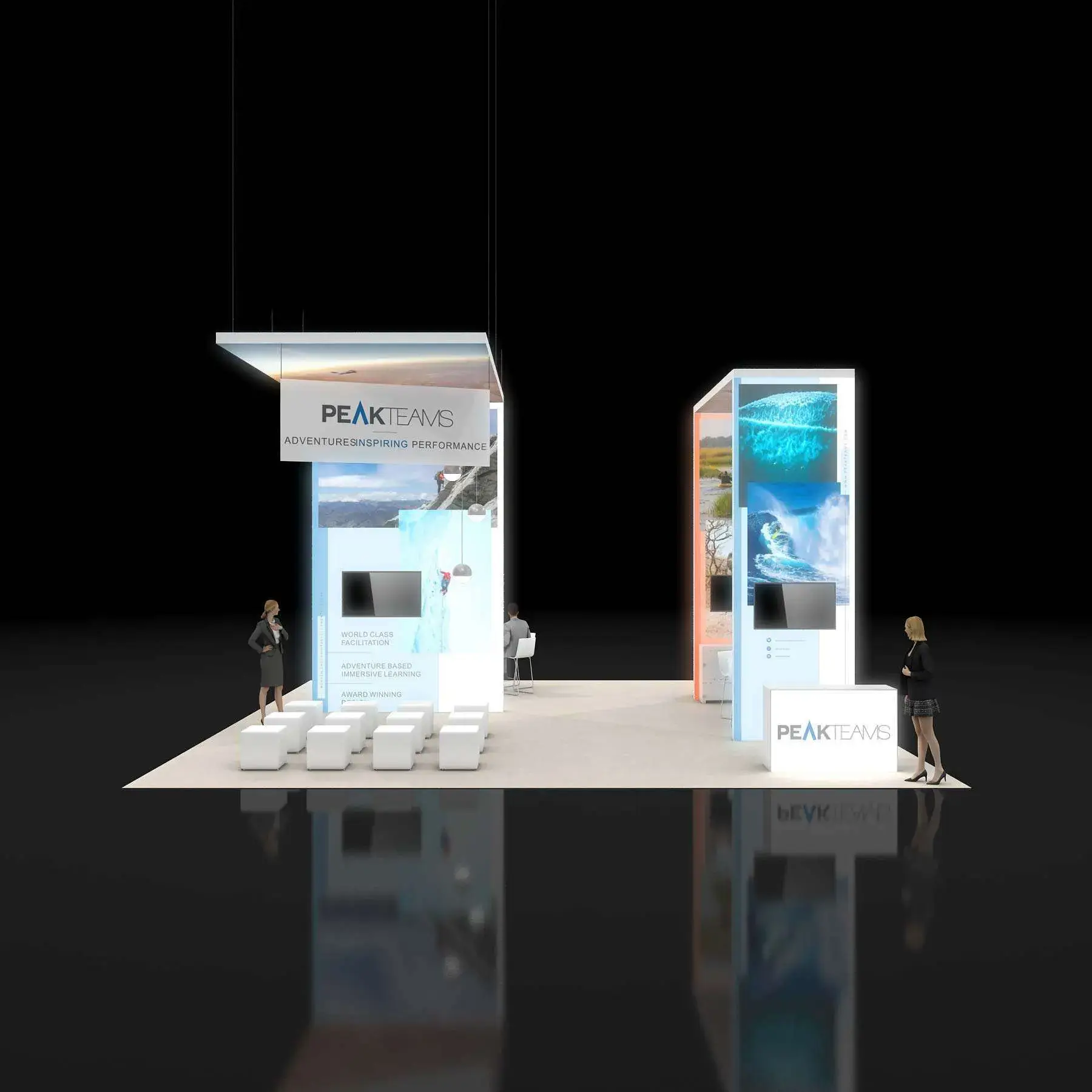 30x30 booth rental RLU3030 72 - image1