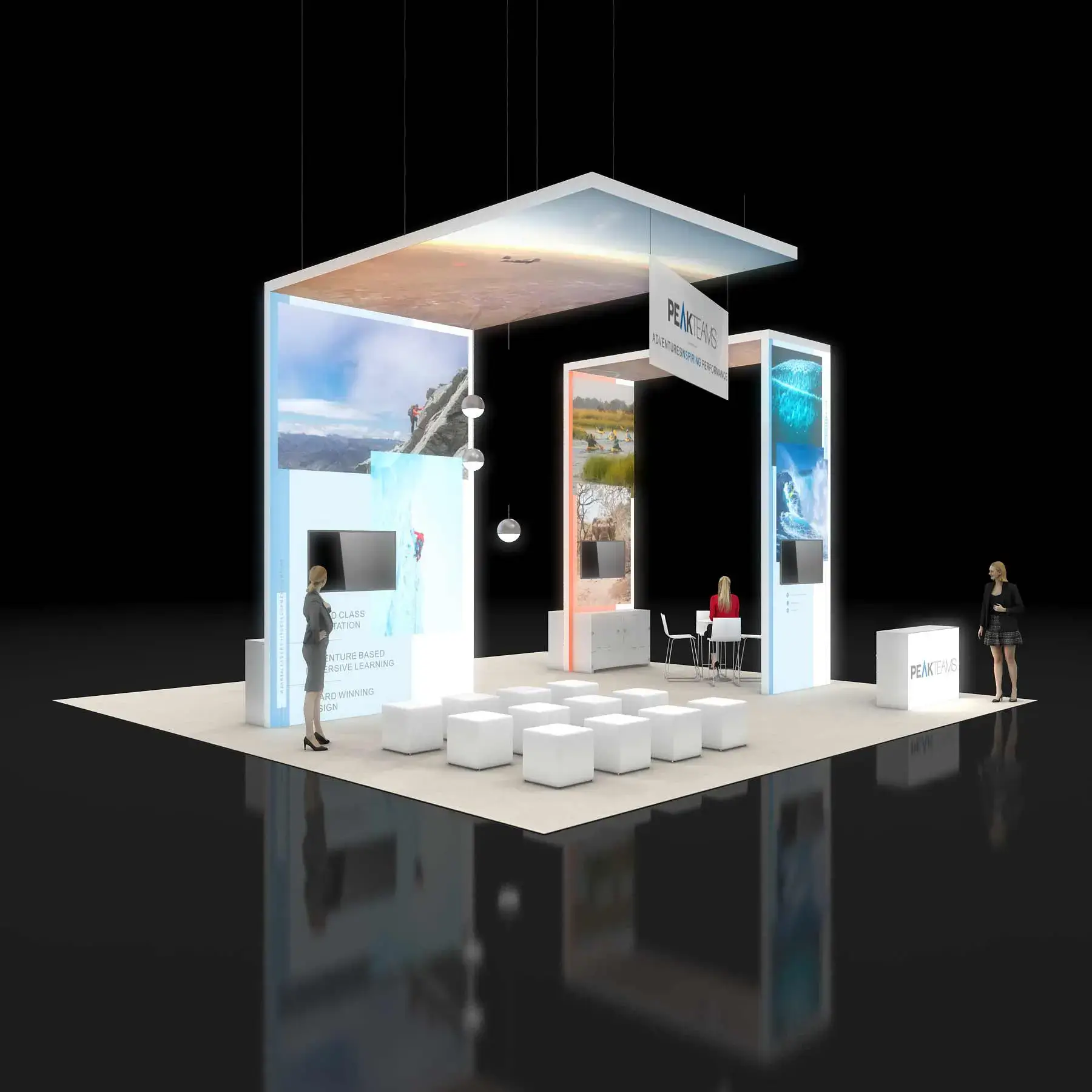30x30 booth rental RLU3030 72 - image2