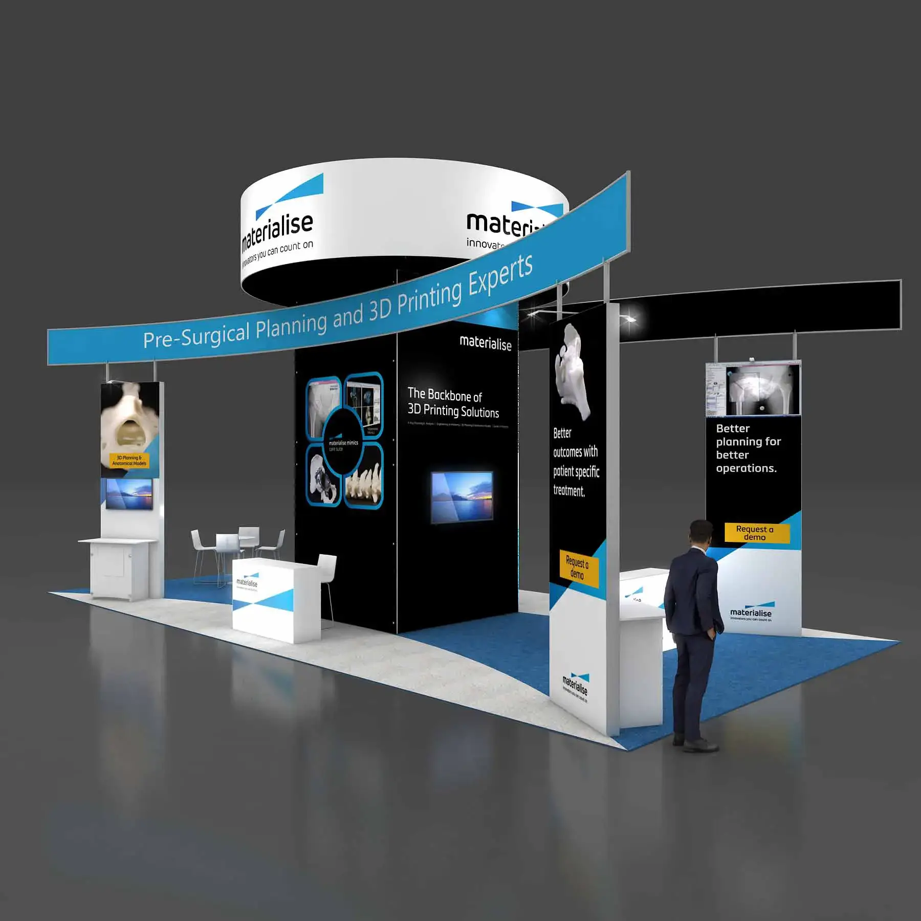 20x40 booth rental RLU2040 36 - image2