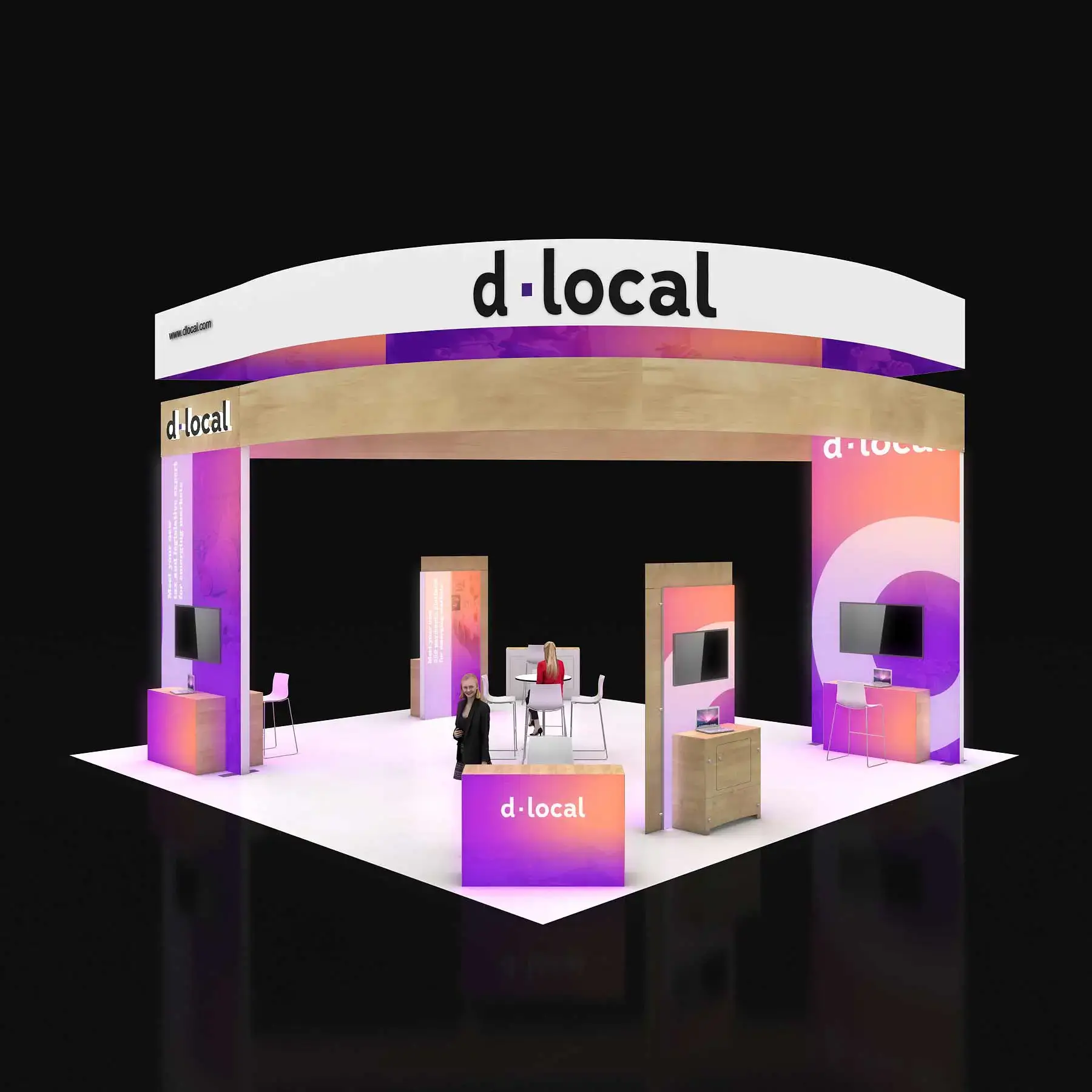 30x30 booth rental RLU3030 74 - image1