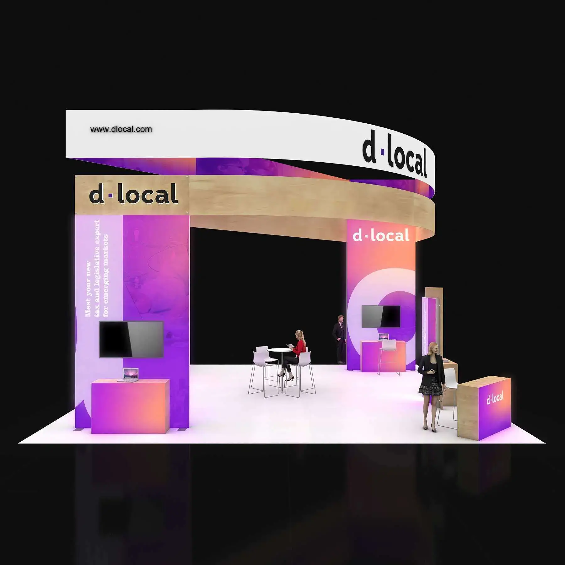 30x30 booth rental RLU3030 74 - image2