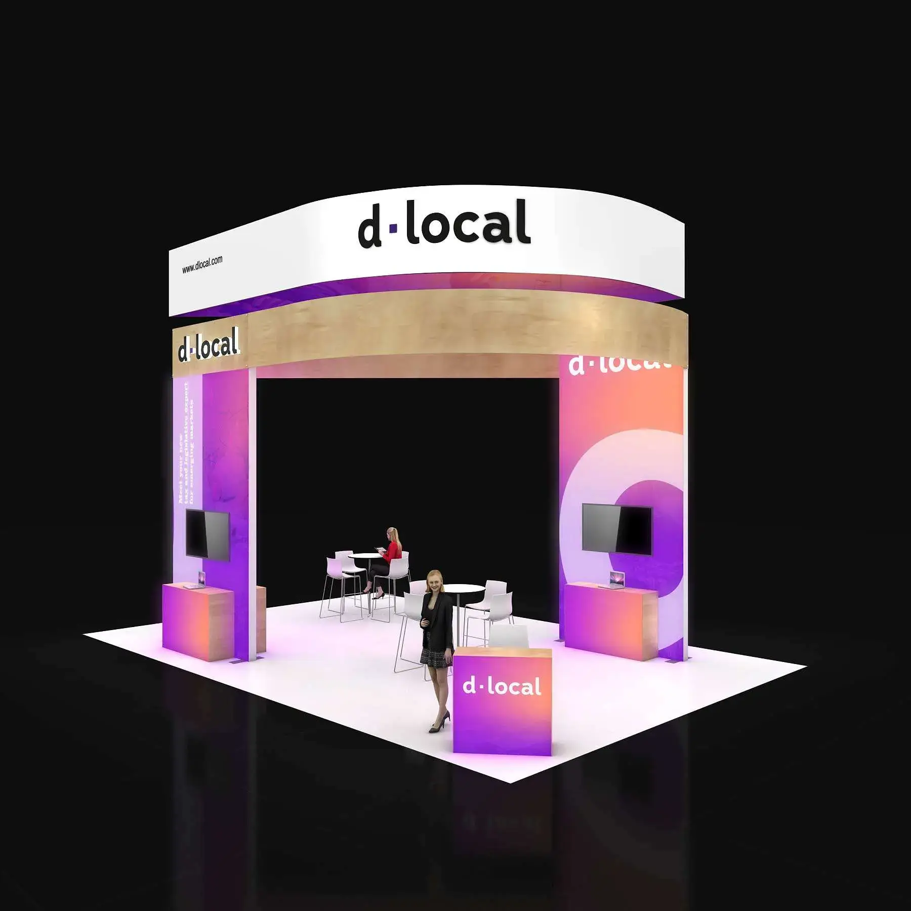 20x30 booth rental RLU2030 82 - image1