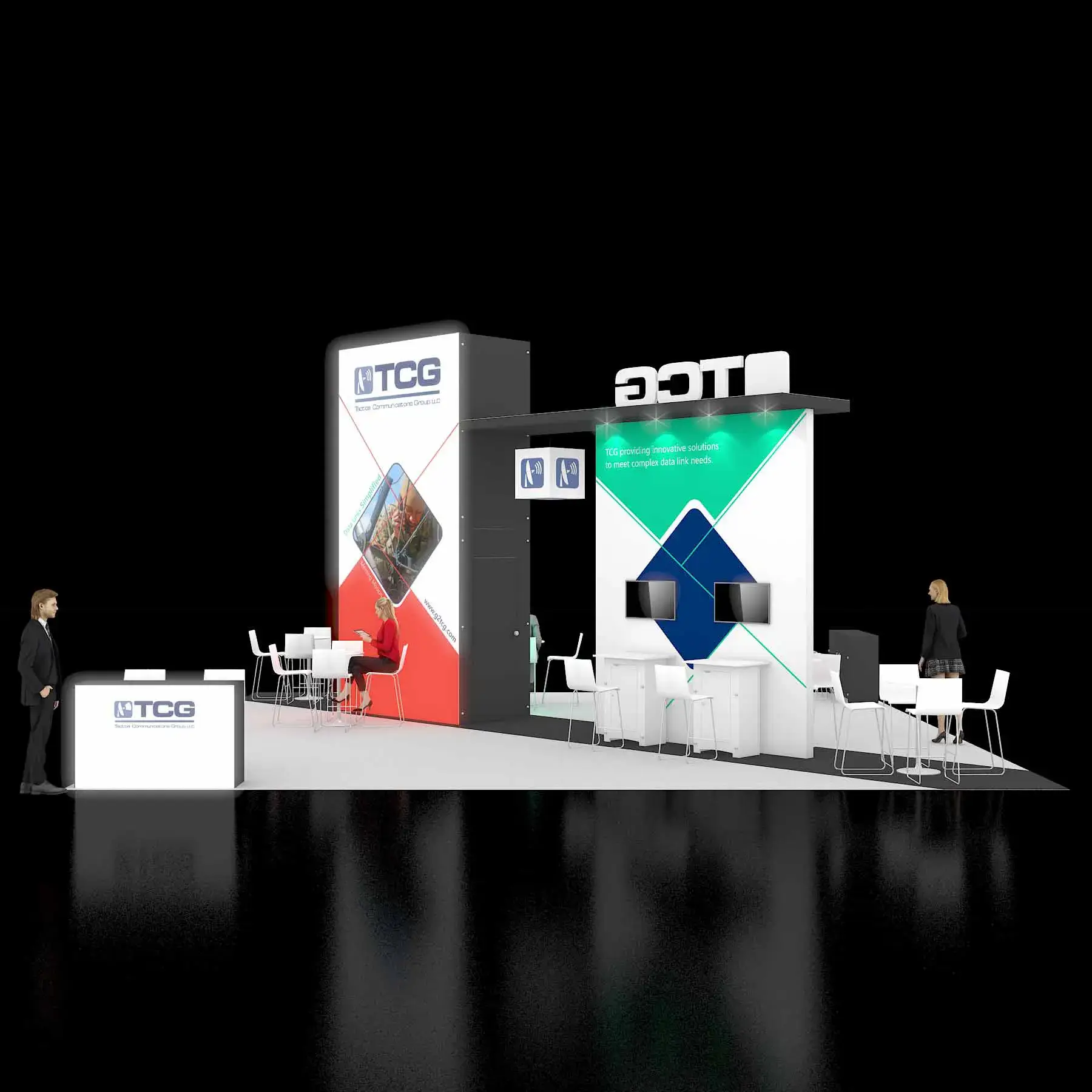 30x30 booth rental RLU3030 75 - image2