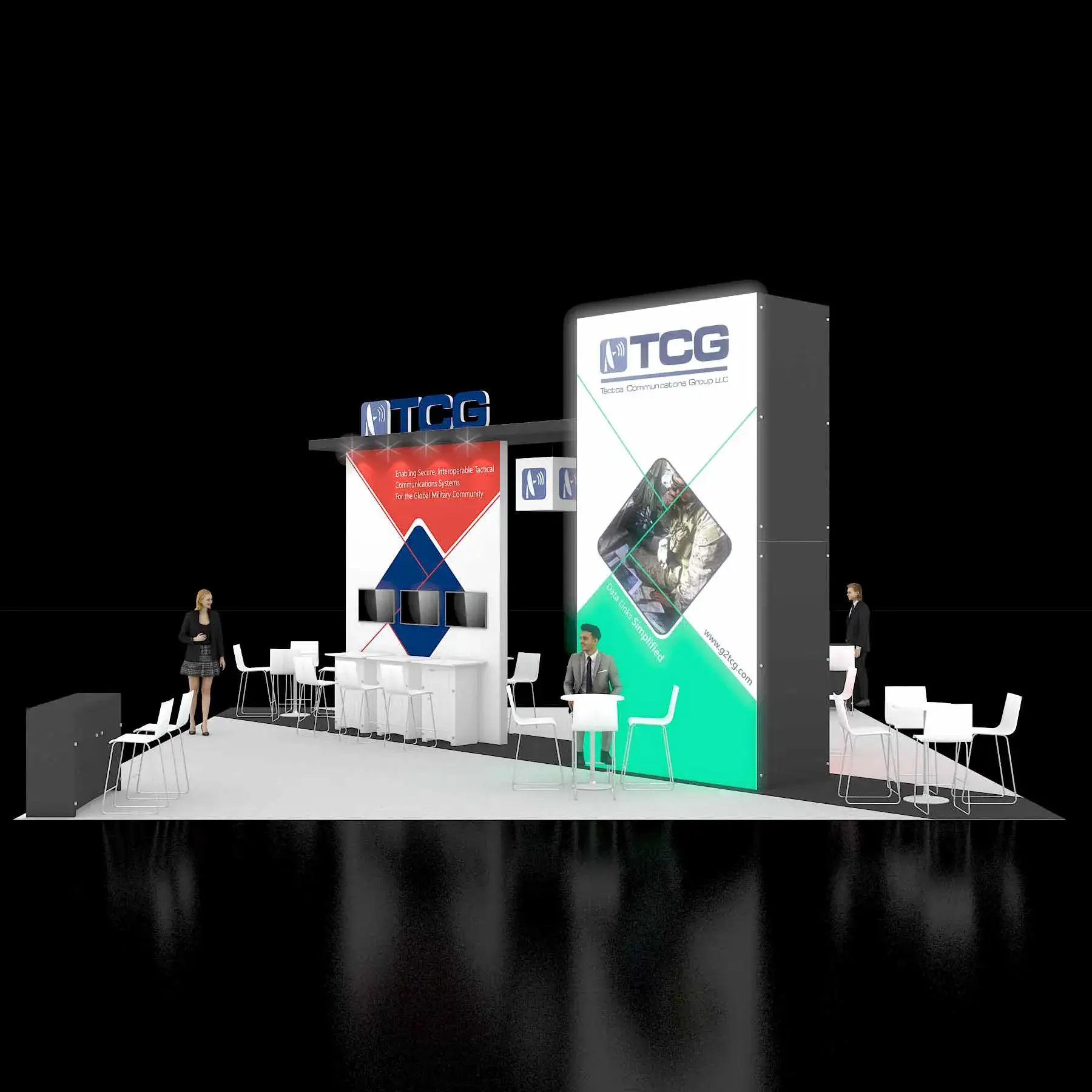 30x30 booth rental RLU3030 75 - image4
