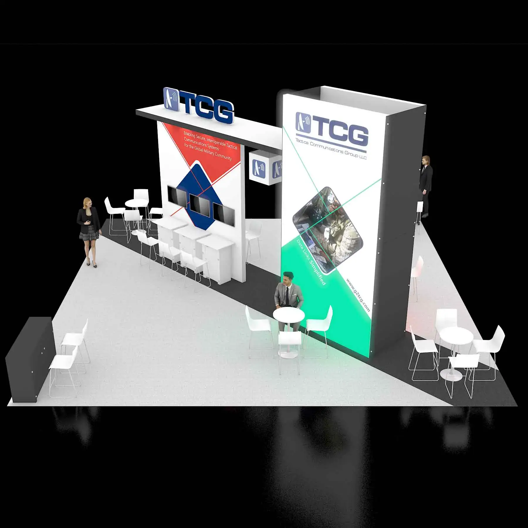 30x30 booth rental RLU3030 75 - image5