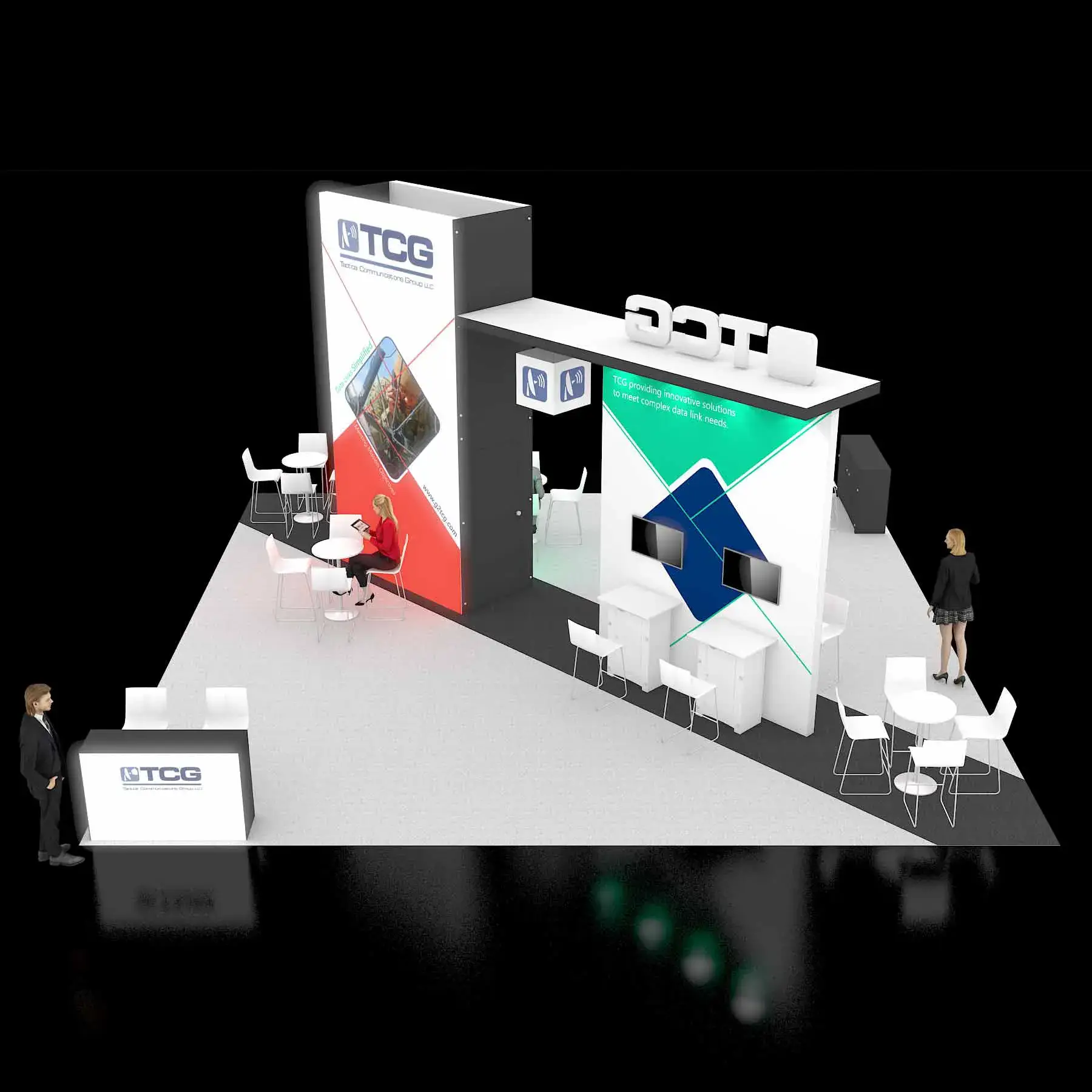 30x30 booth rental RLU3030 75 - image6