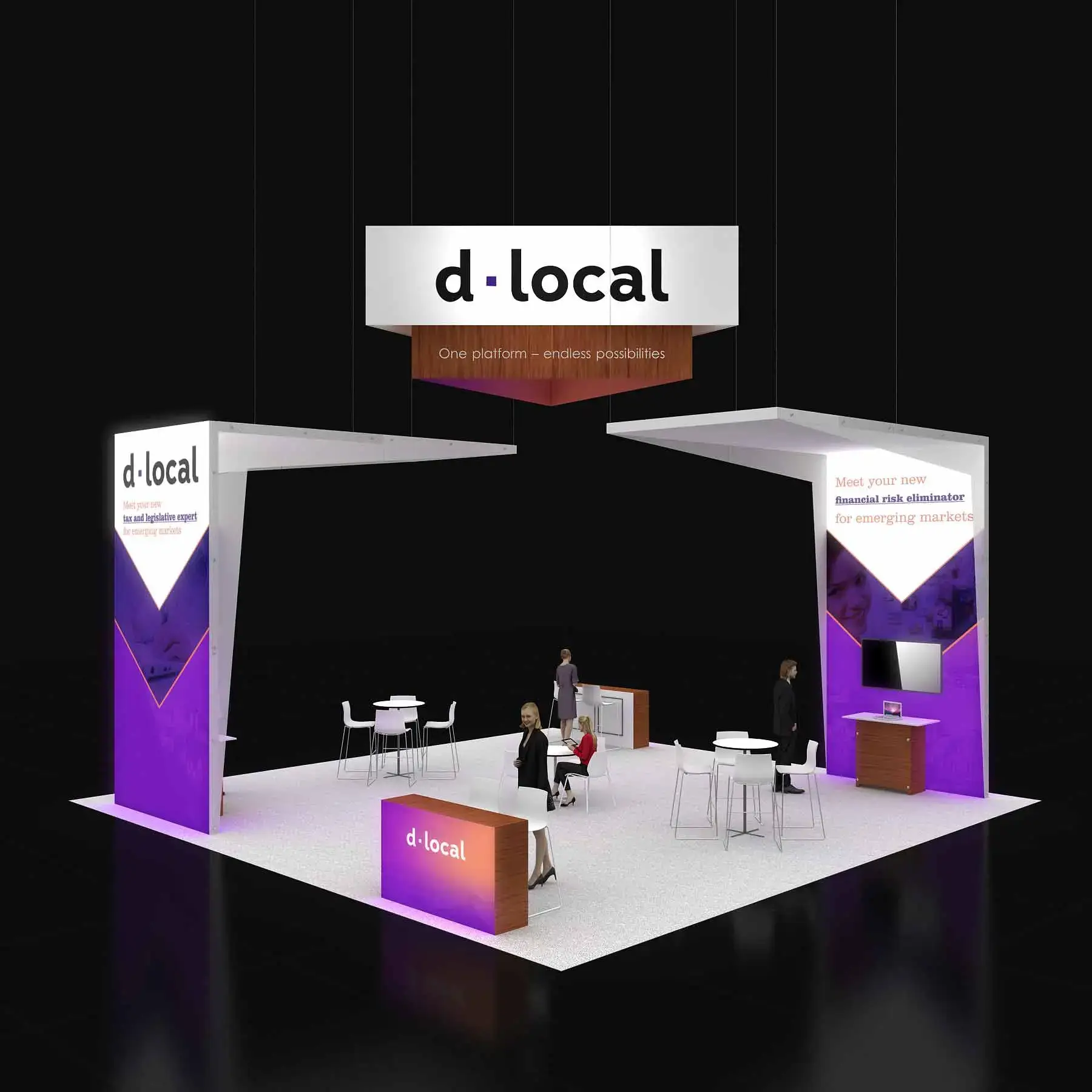 30x30 booth rental RLU3030 76 - image1
