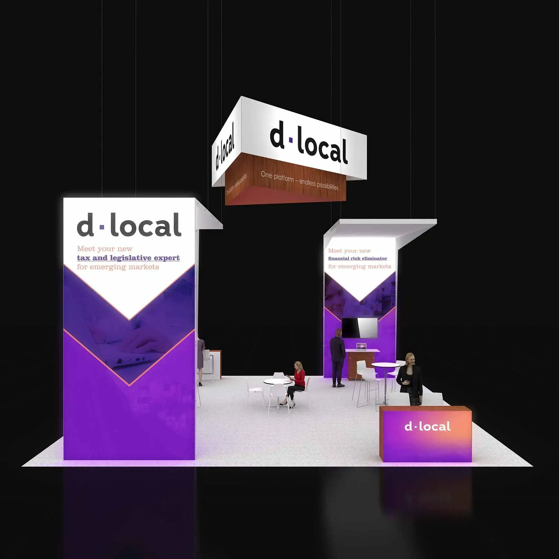 30x30 booth rental RLU3030 76 - image2