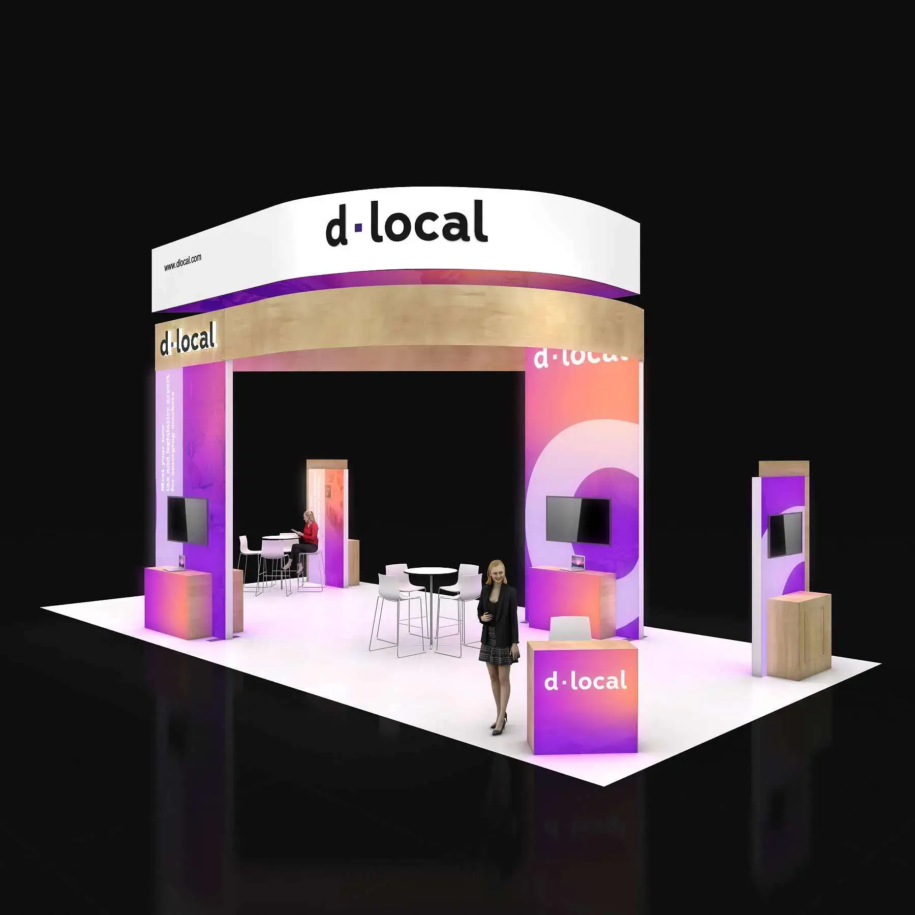 20x40 booth rental RLU2040 40 - image3