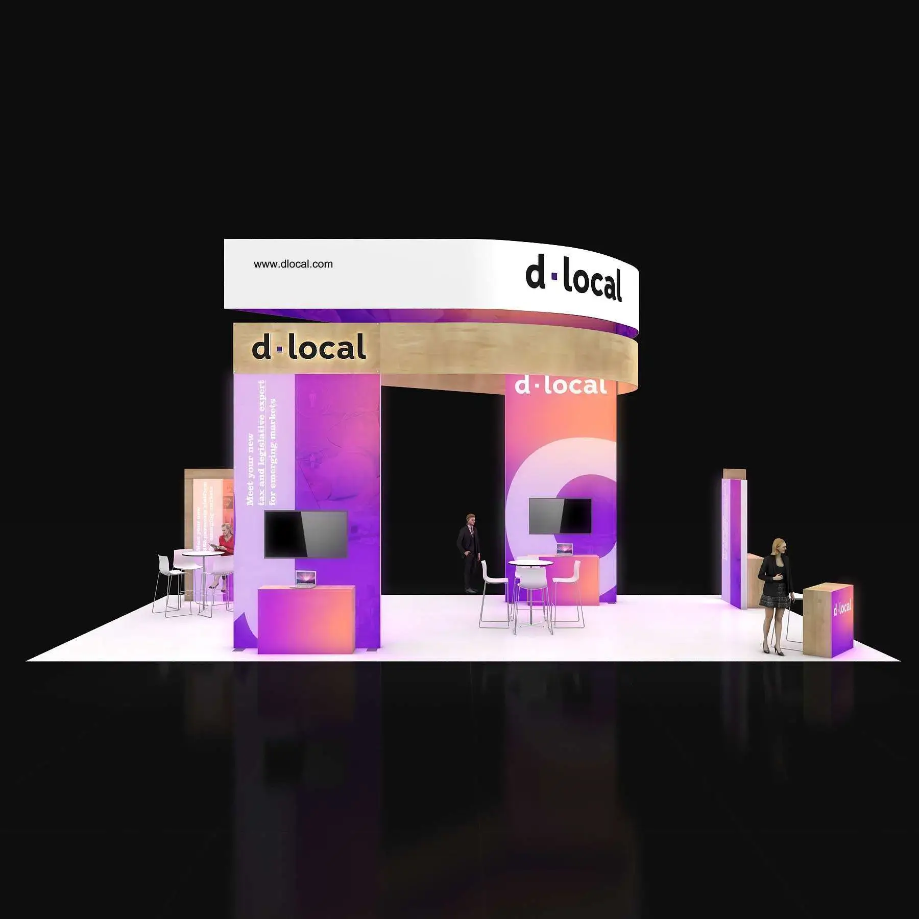 20x40 booth rental RLU2040 40 - image4