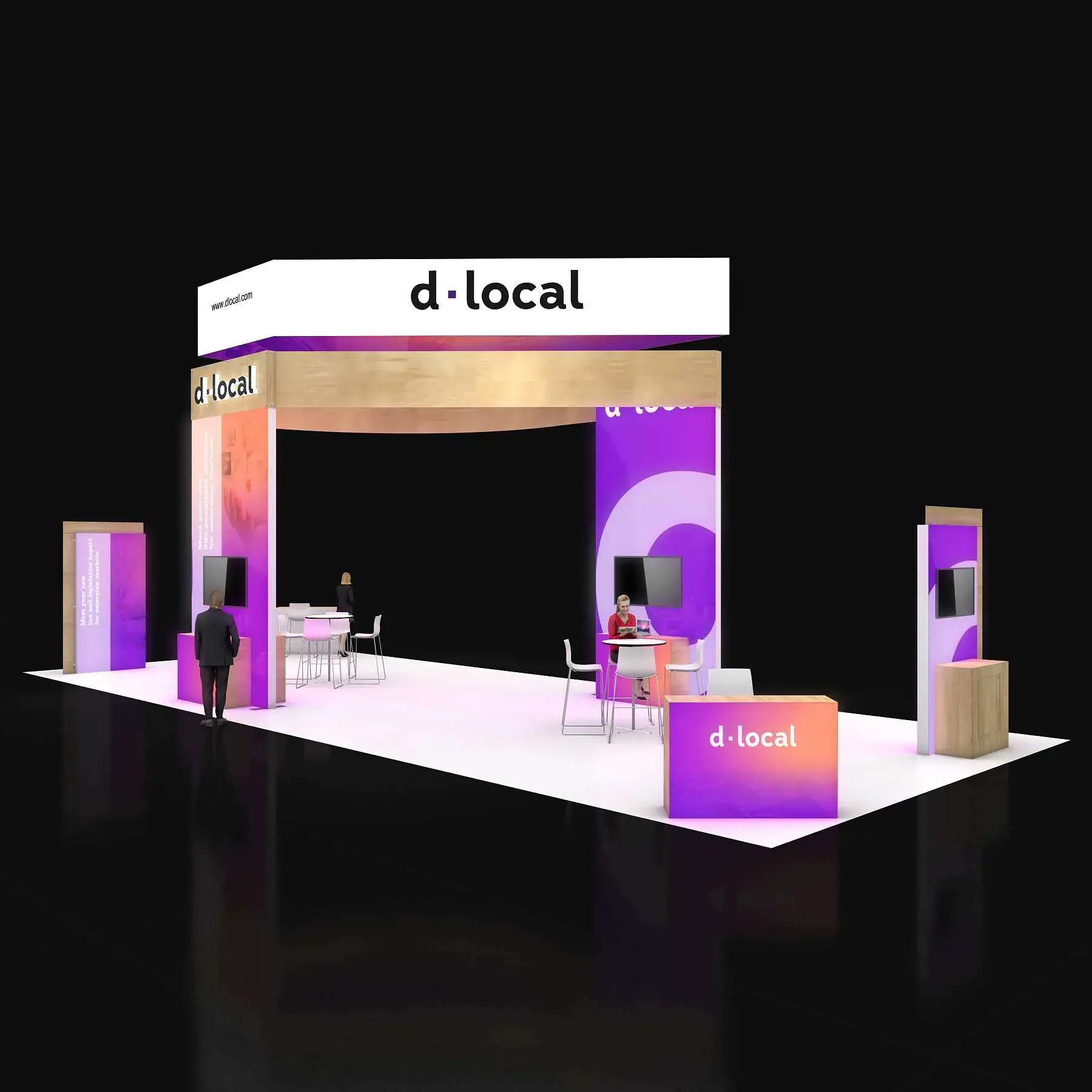 20x50 booth rental RLU2050 26 - image1