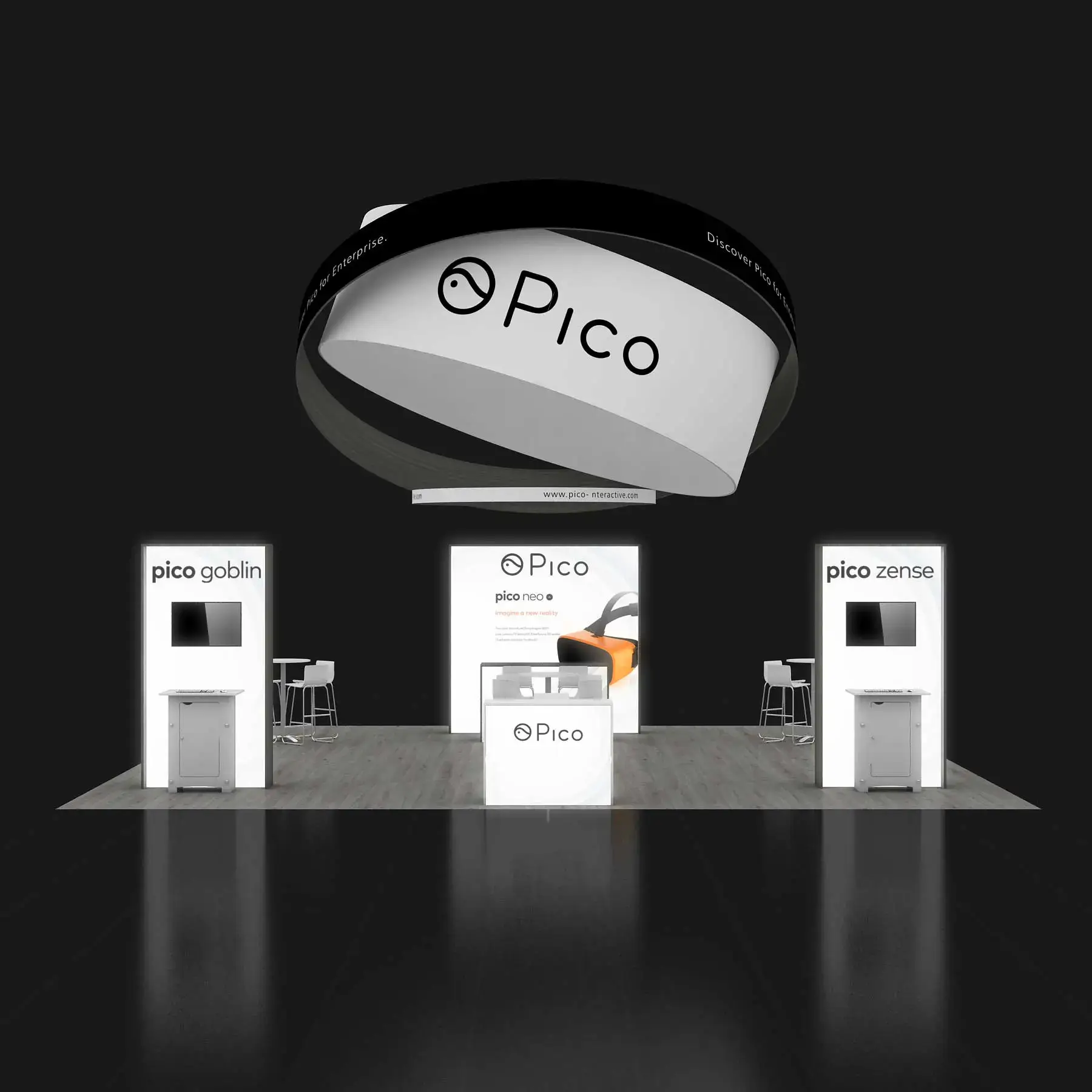 30x30 booth rental RLU3030 82 - image1