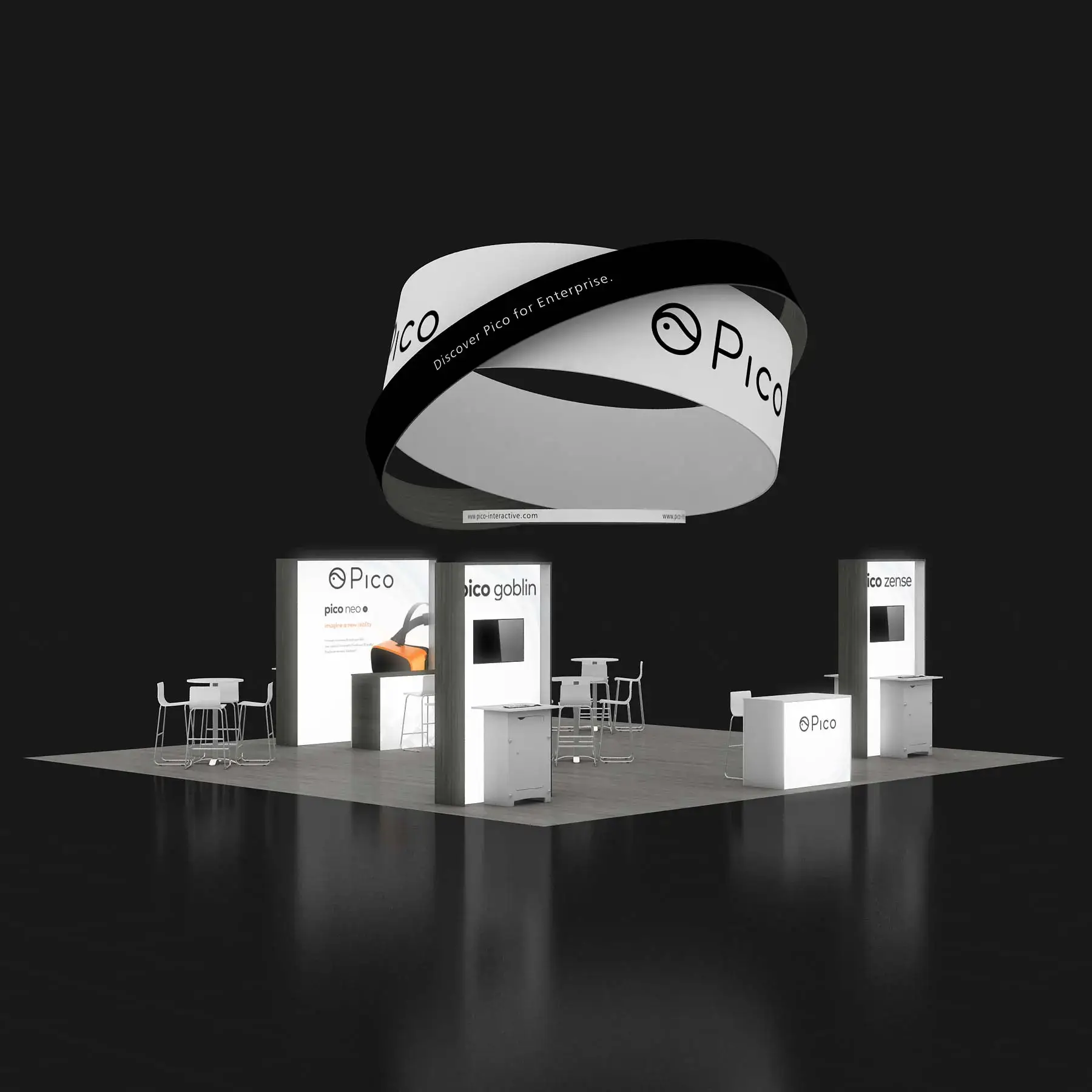 30x30 booth rental RLU3030 82 - image2
