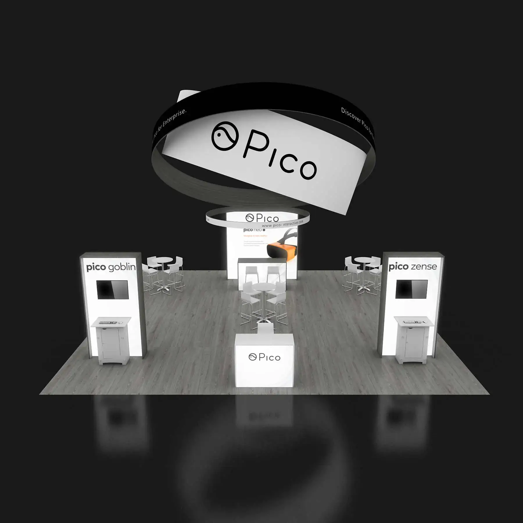 30x30 booth rental RLU3030 82 - image6