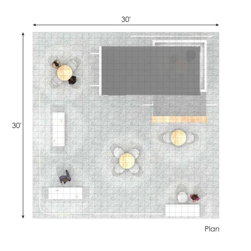30x30 booth rental RLU3030 83 - image12