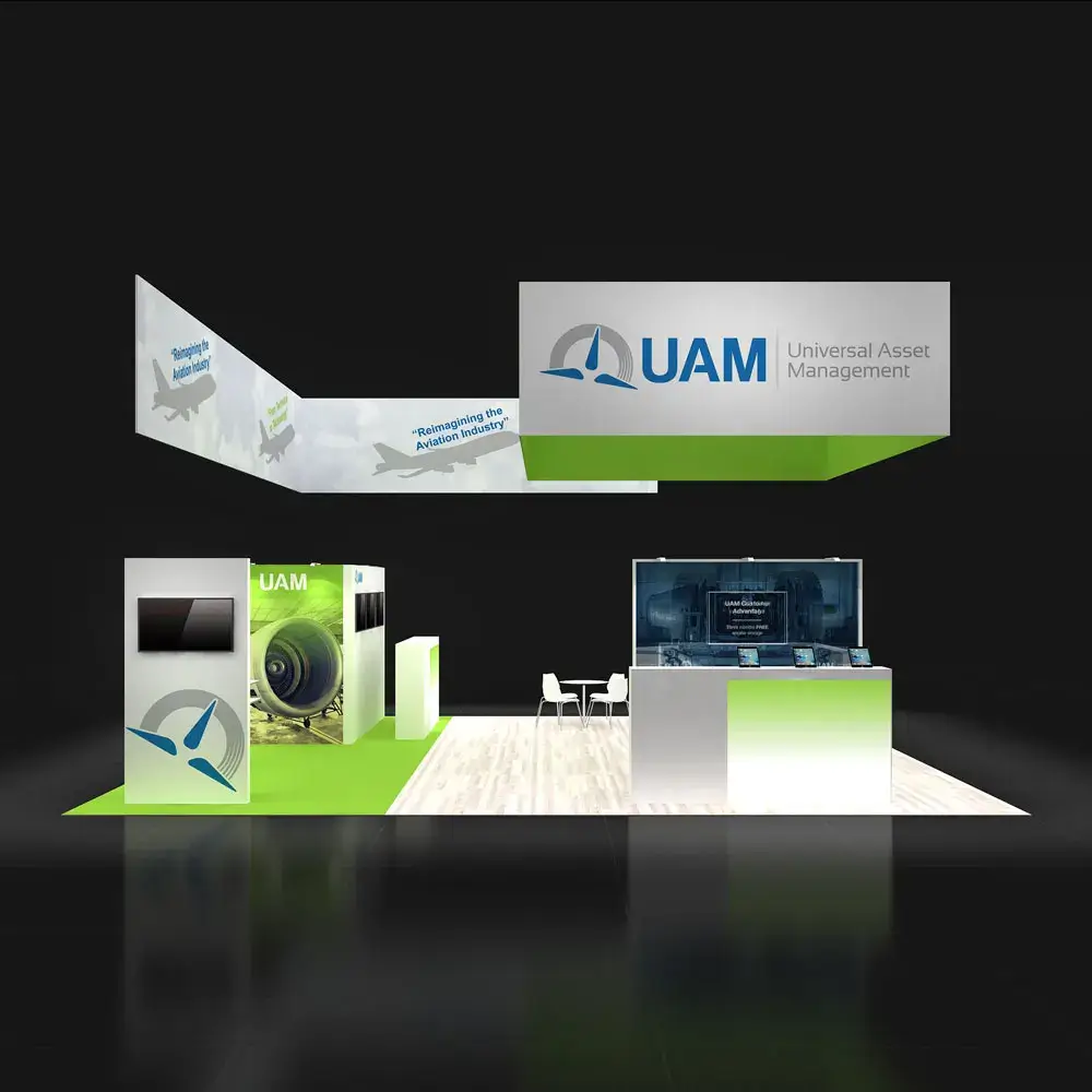 30x30 booth rental RLU3030 85 - image1