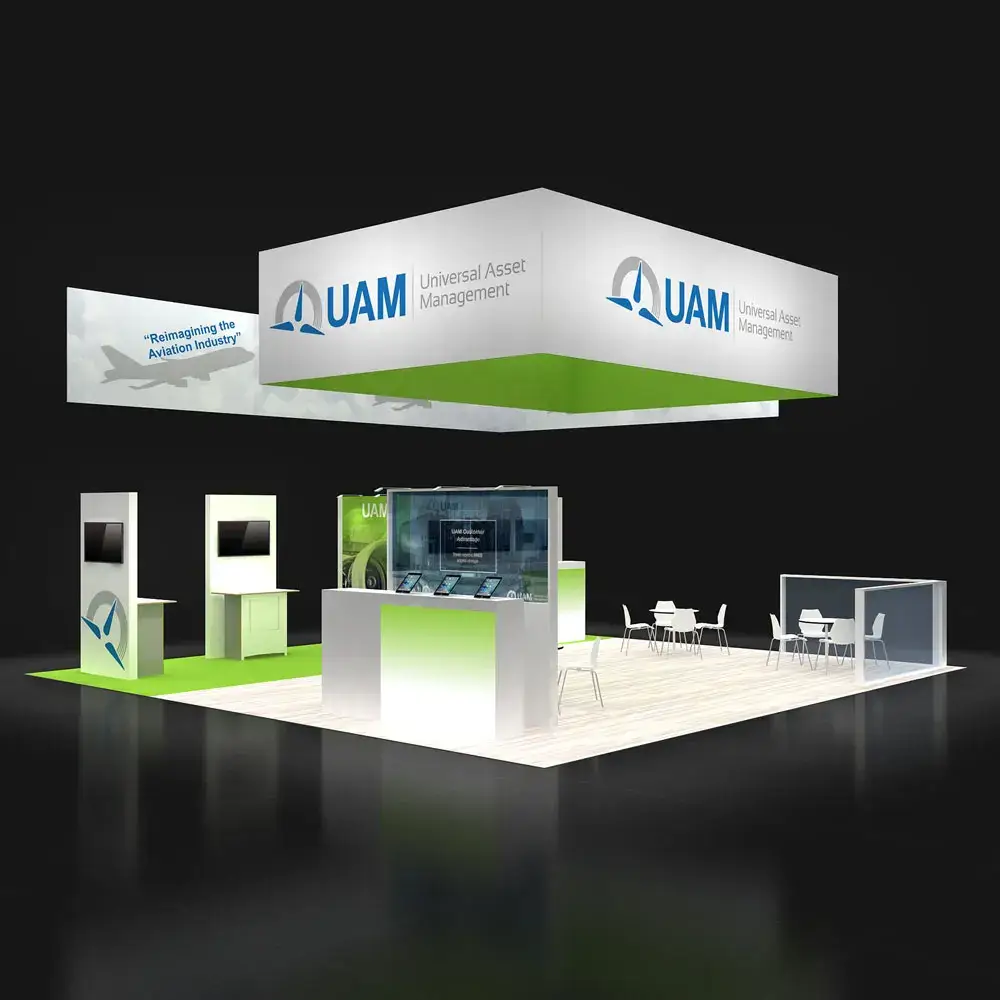 30x30 booth rental RLU3030 85 - image2