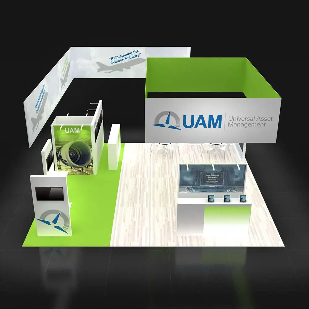 30x30 booth rental RLU3030 85 - image12