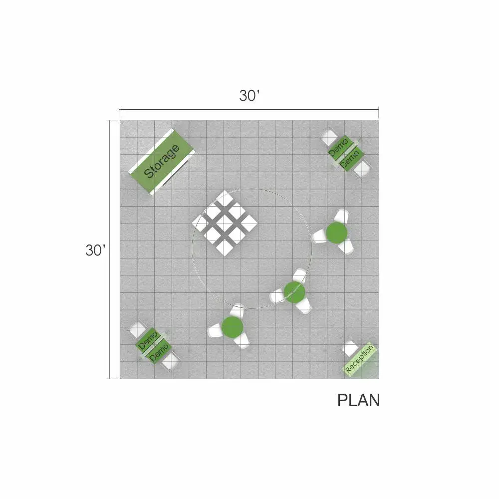 30x30 booth rental RLU3030 89 - image8