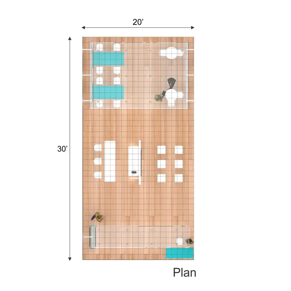 20x40 booth rental RLU2040 45 - image11