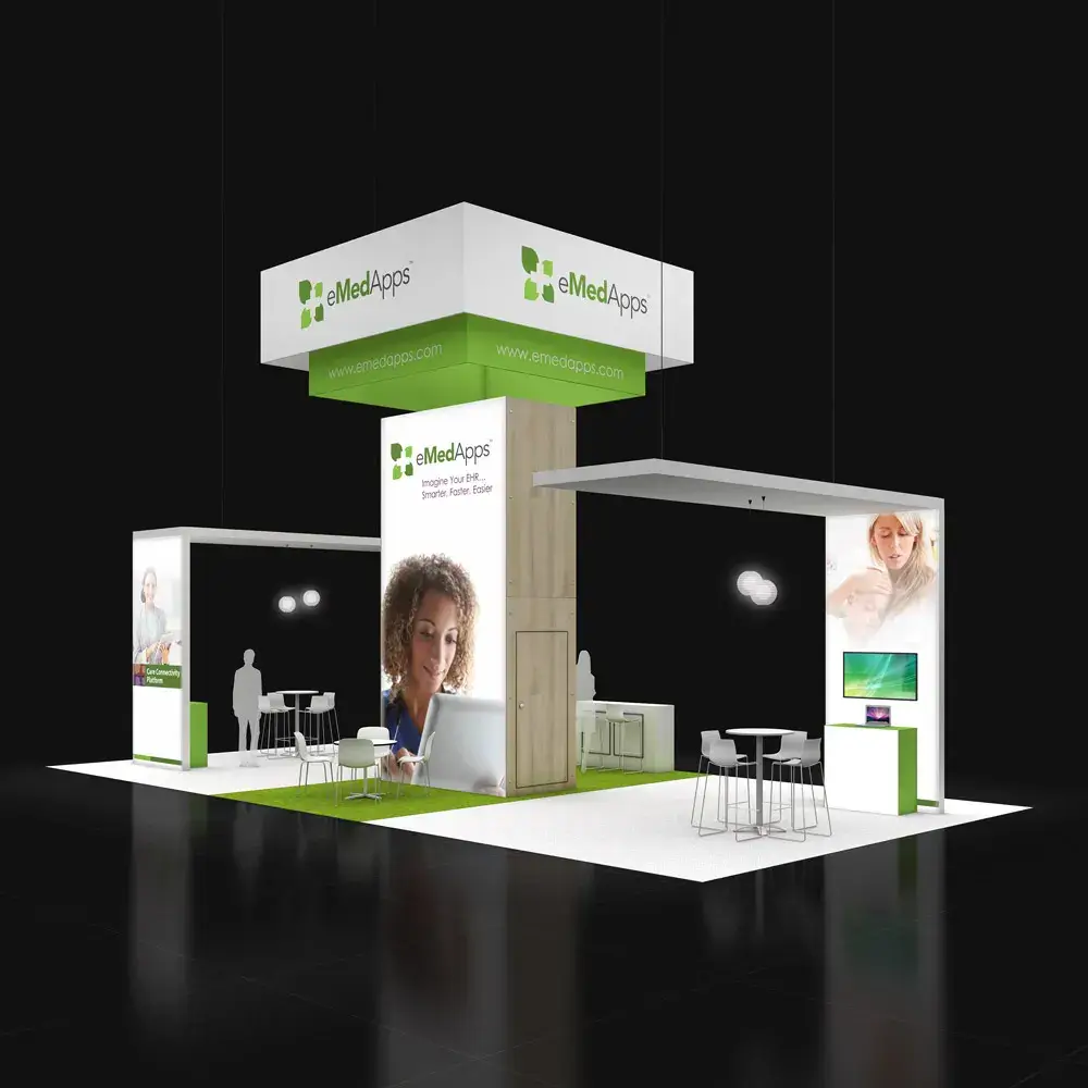 20x40 booth rental RLU2040 50 - image6