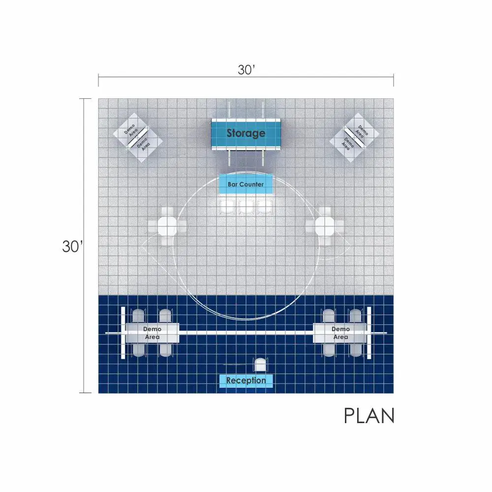 30x30 booth rental RLU3030 92 - image8