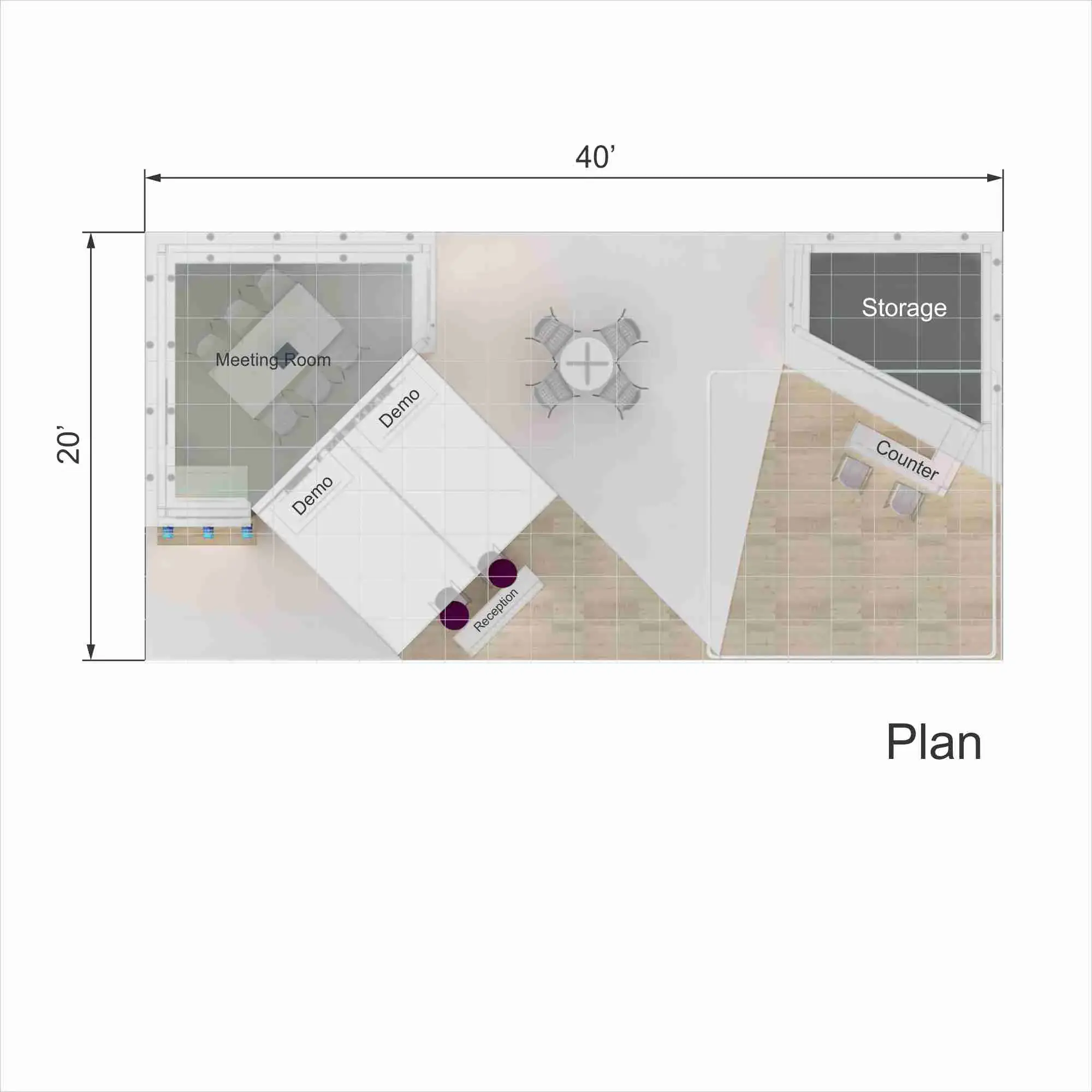20x40 booth rental RLU2040 56 - image10