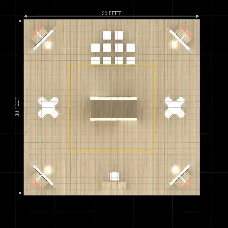 30x30 booth rental RLU3030 99 - image11
