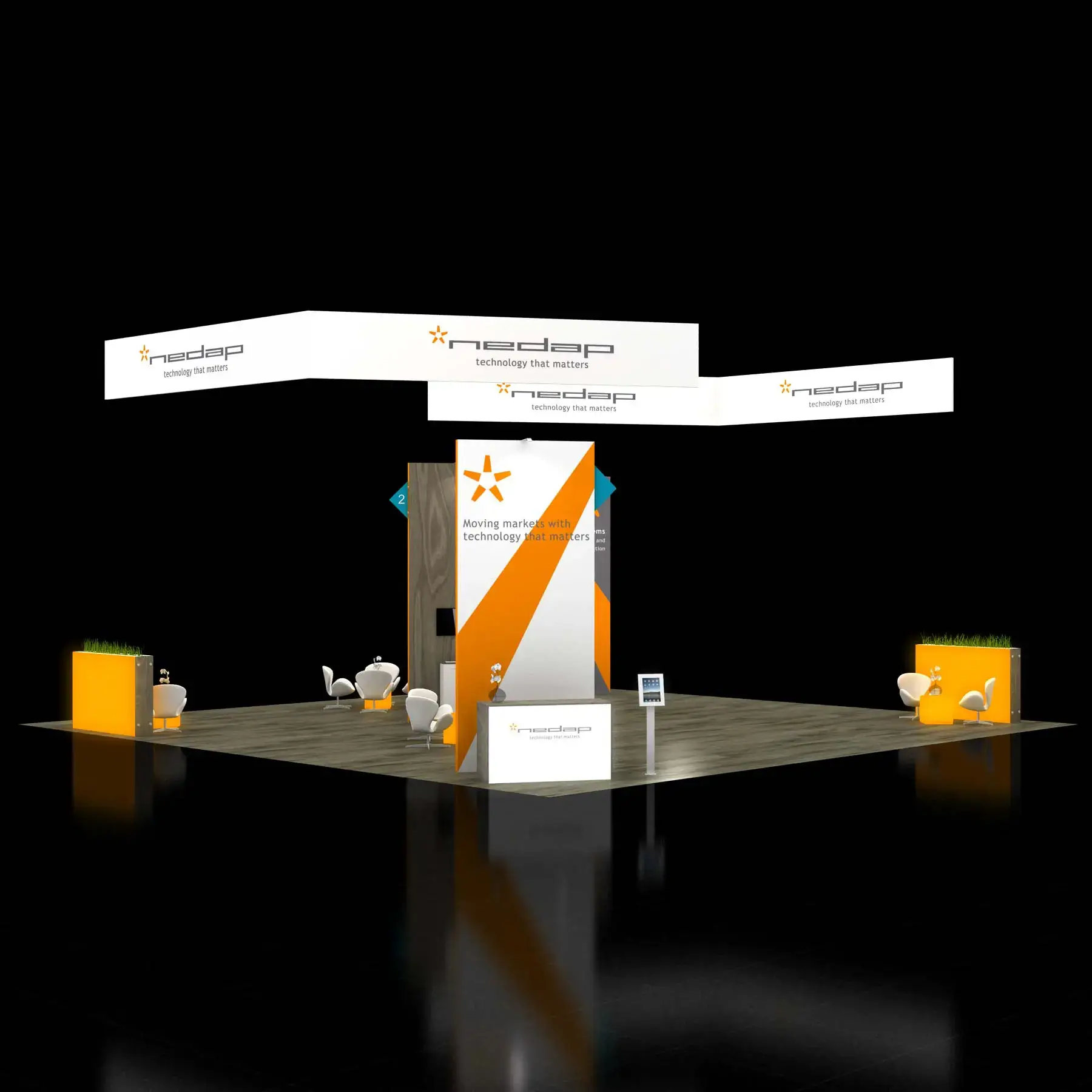 40x40 booth rental RLU4040 19 - image1