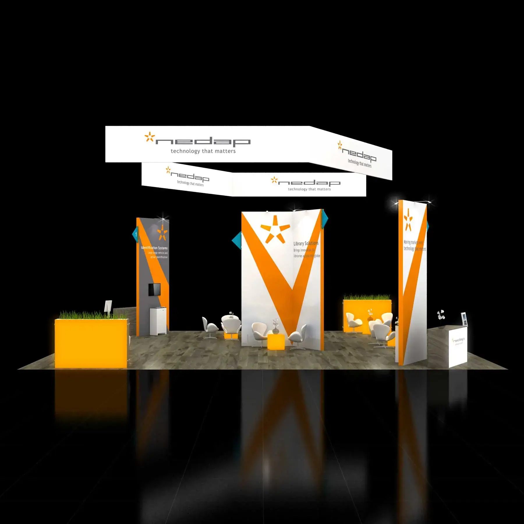 40x40 booth rental RLU4040 19 - image5