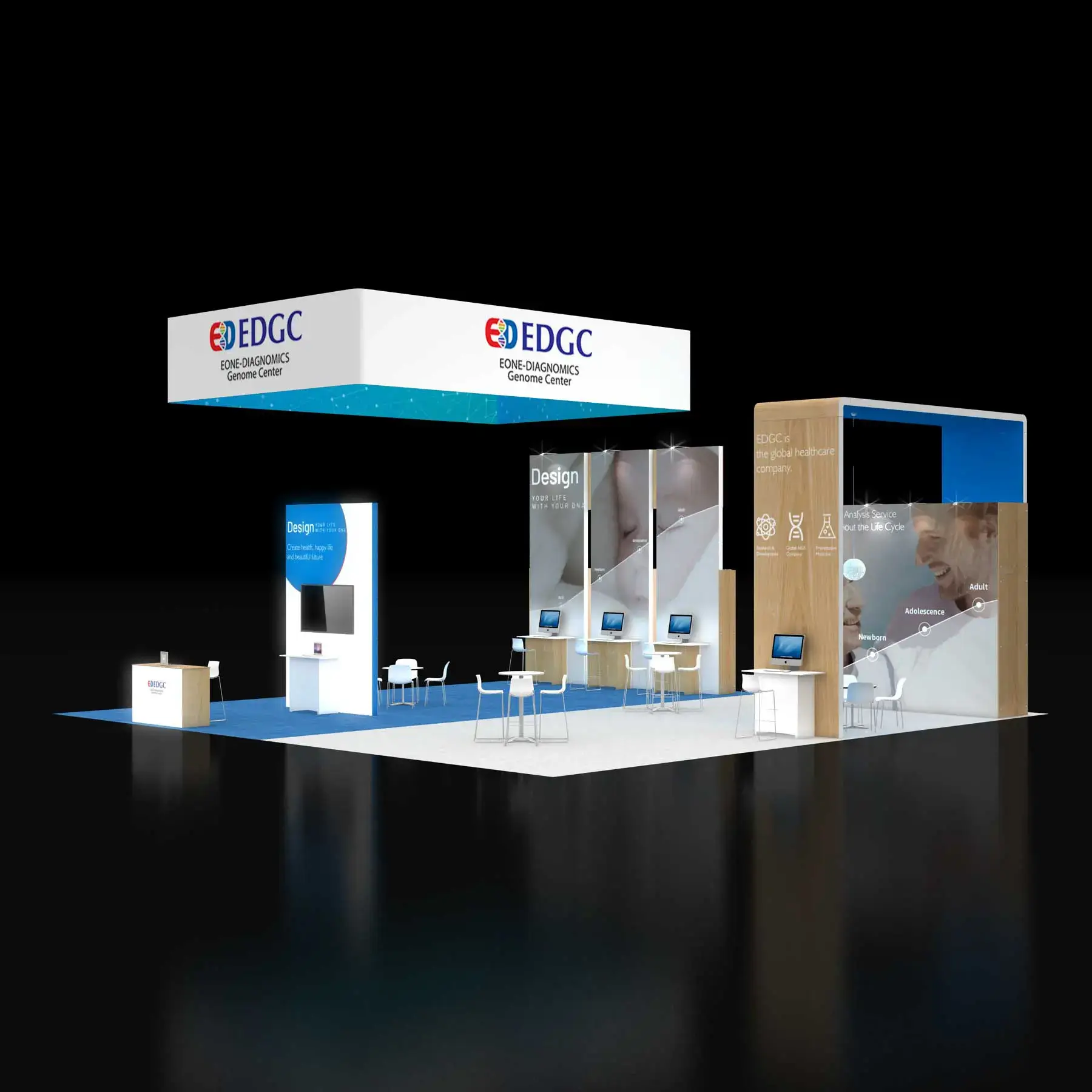 40x40 booth rental RLU4040 20 - image9