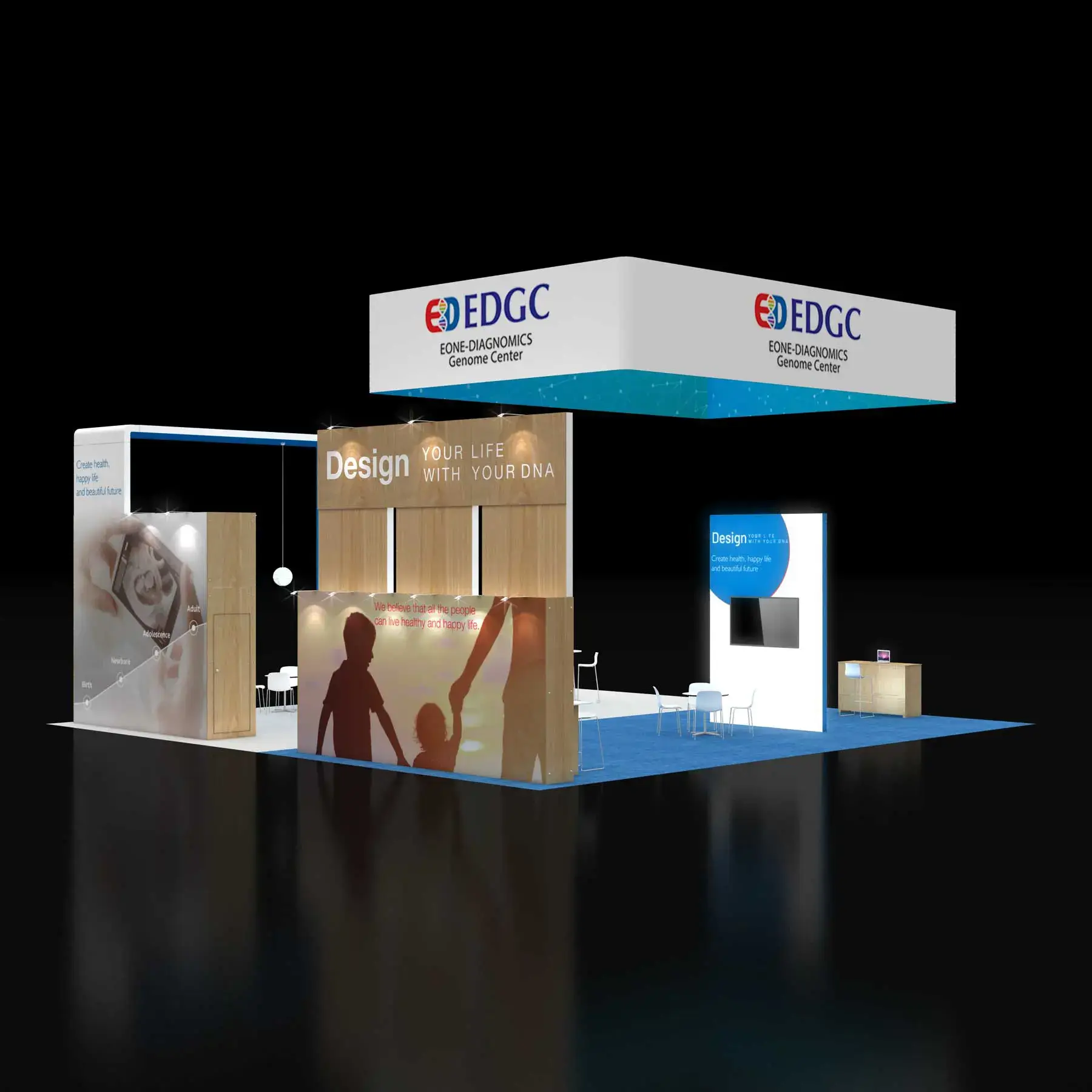 40x40 booth rental RLU4040 20 - image3