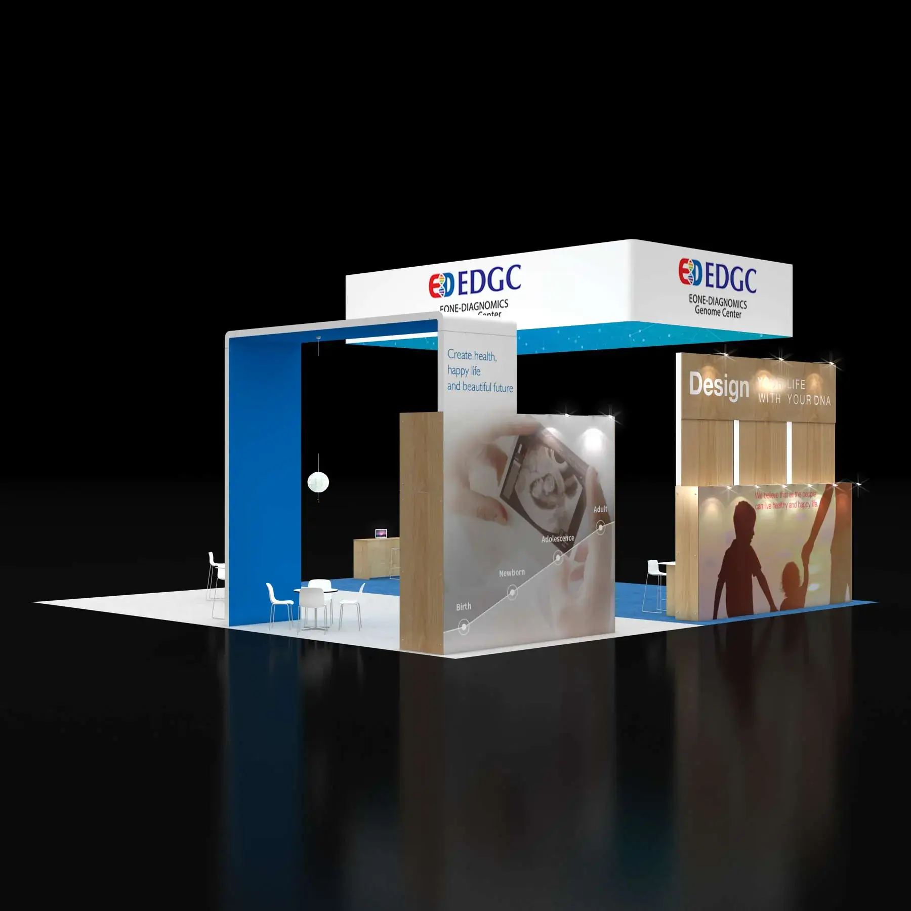 40x40 booth rental RLU4040 20 - image4
