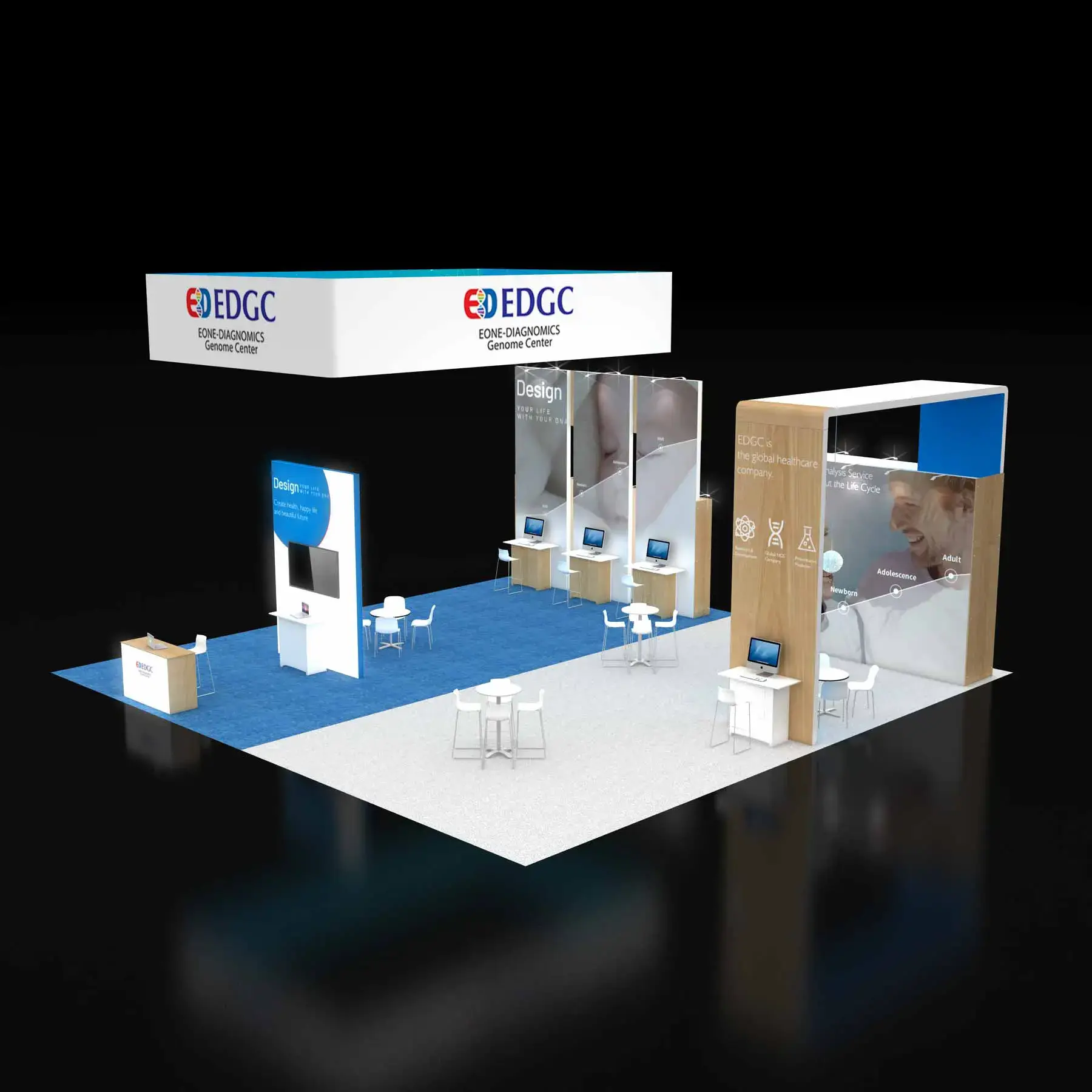 40x40 booth rental RLU4040 20 - image5