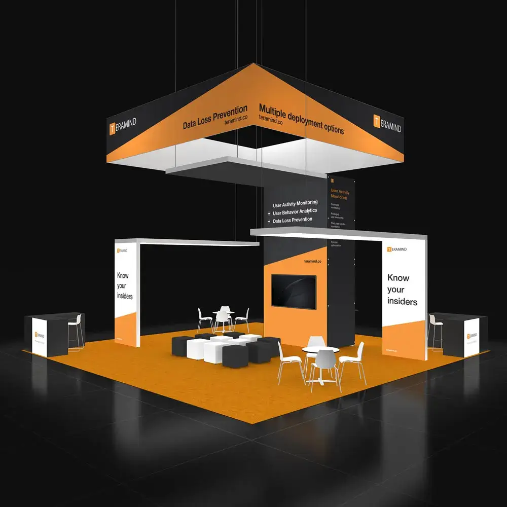 30x30 booth rental RLU3030 100 - image1