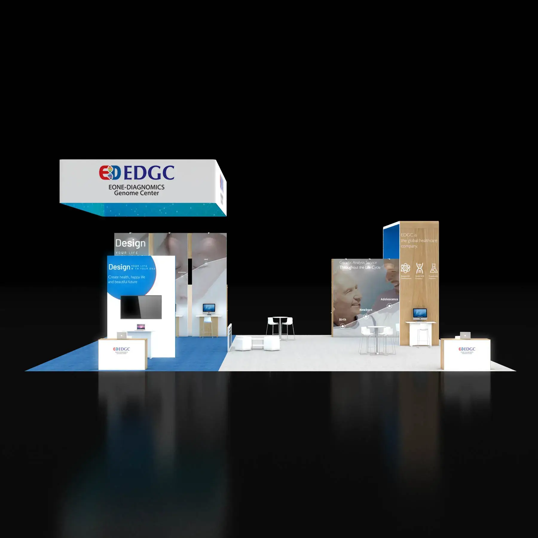 50x50 booth rental RLU5050 19 - image1