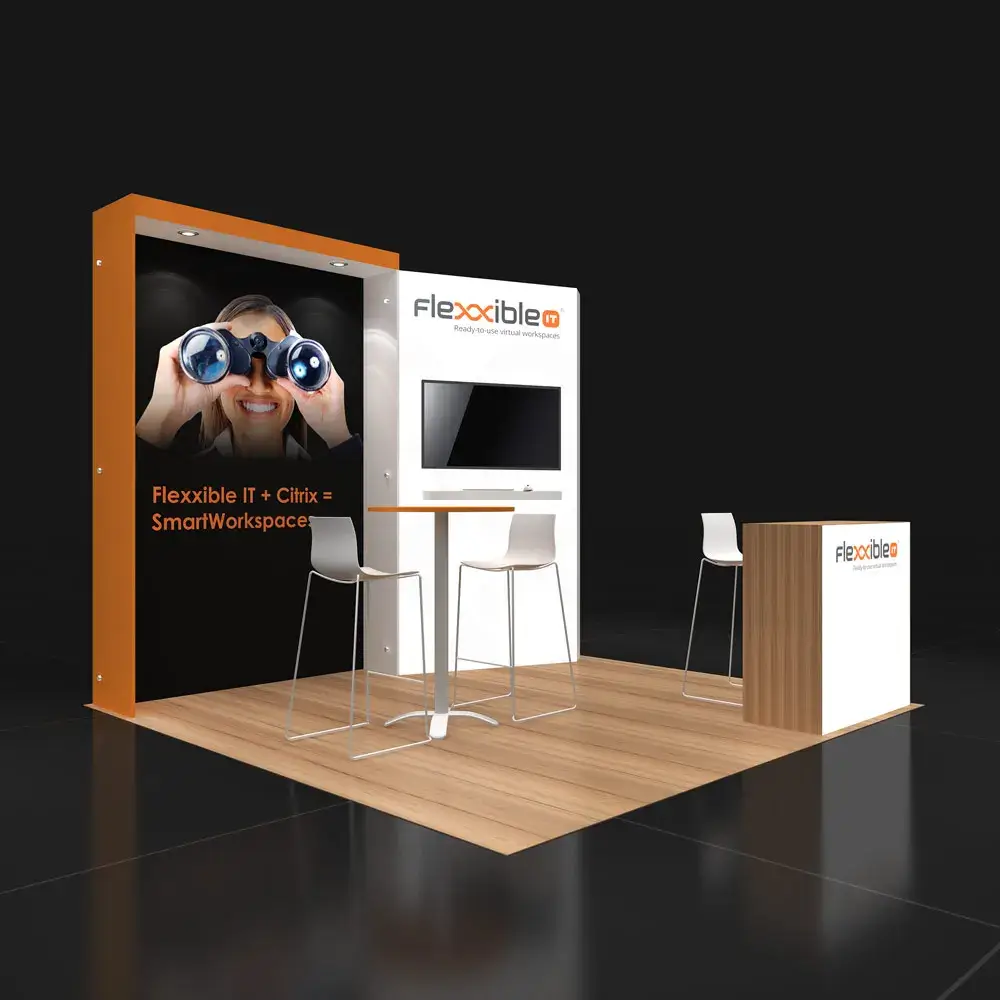 10x10 booth rental GRLU1010 21 - image2