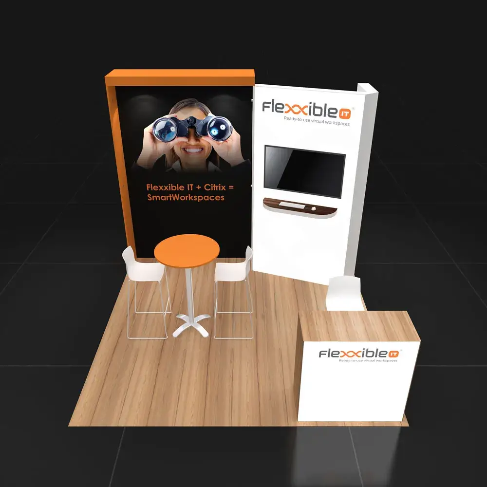 10x10 booth rental GRLU1010 21 - image4