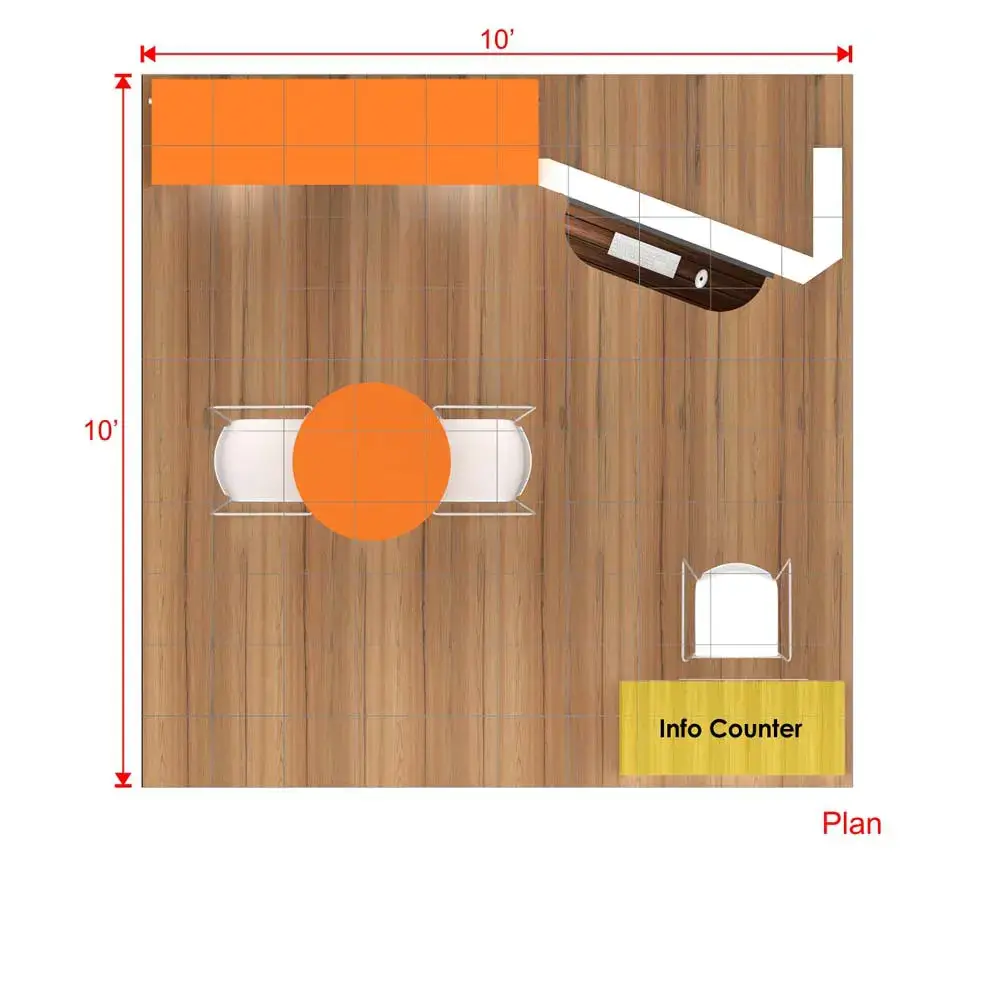10x10 booth rental GRLU1010 21 - image6