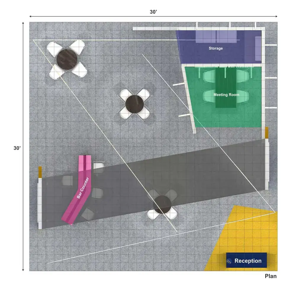 30x30 booth rental RLU3030 110 - image15
