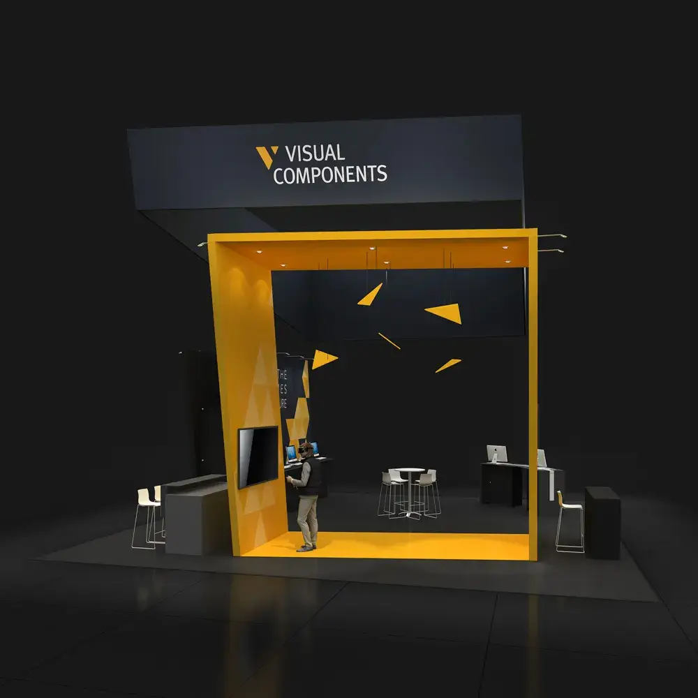 30x30 booth rental RLU3030 111 - image3