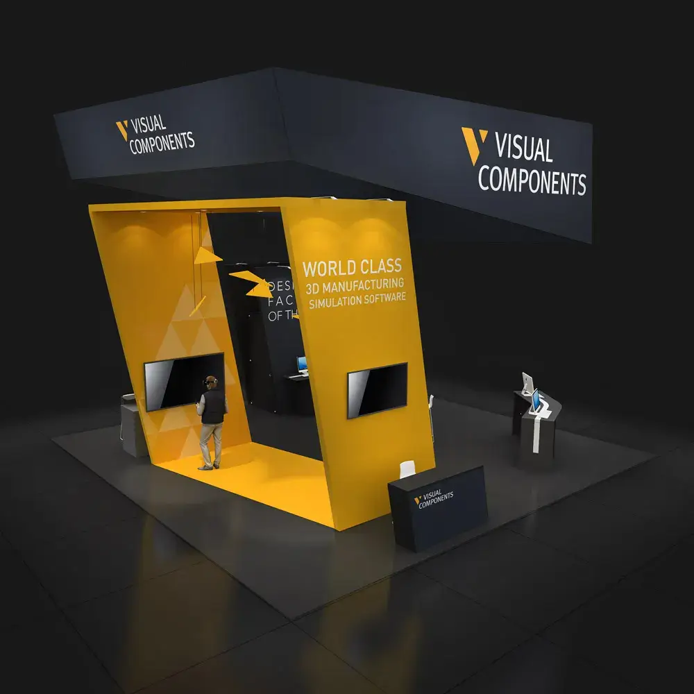 30x30 booth rental RLU3030 111 - image6