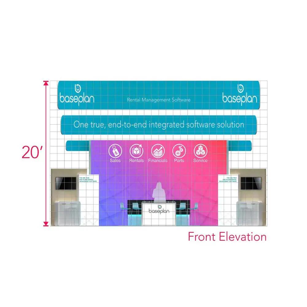 30x30 booth rental RLU3030 112 - image10