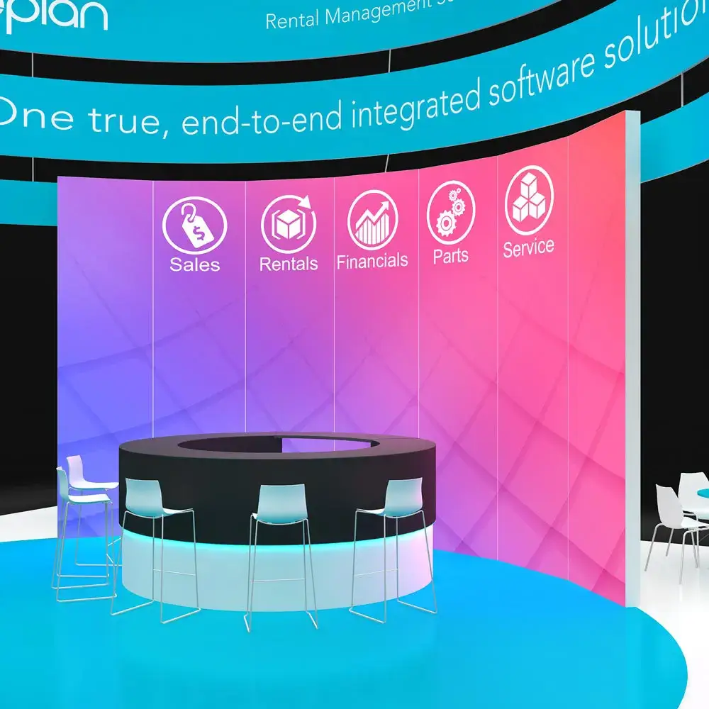 30x30 booth rental RLU3030 112 - image1