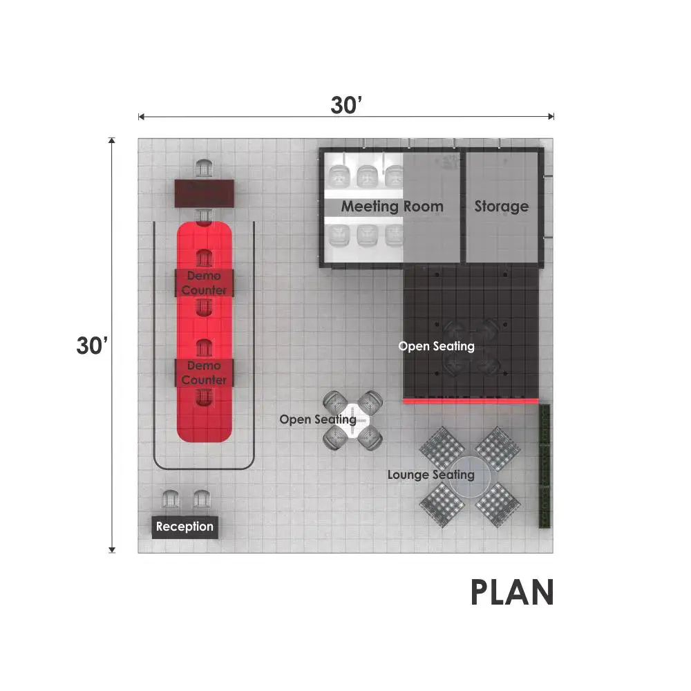 30x30 booth rental RLU3030 116 - image13