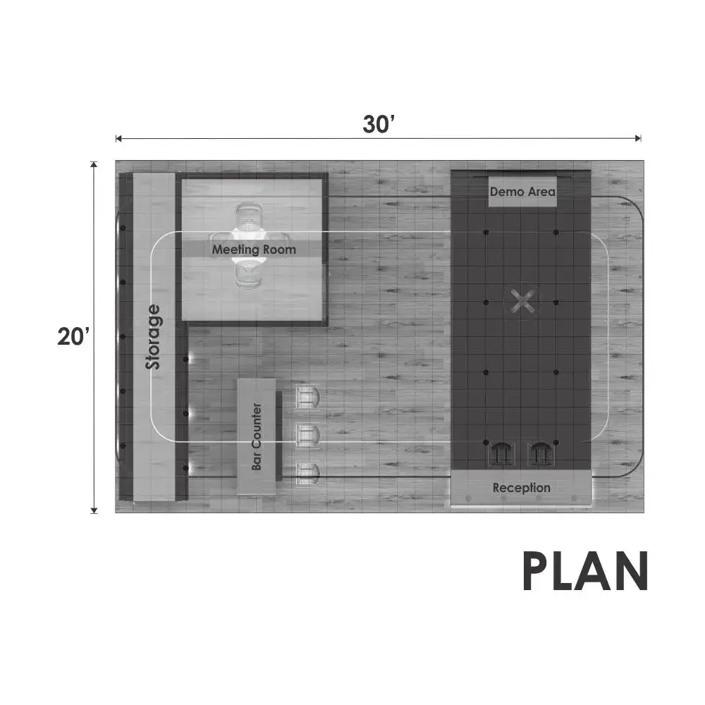 20x30 booth rental RLU2030 131 - image10